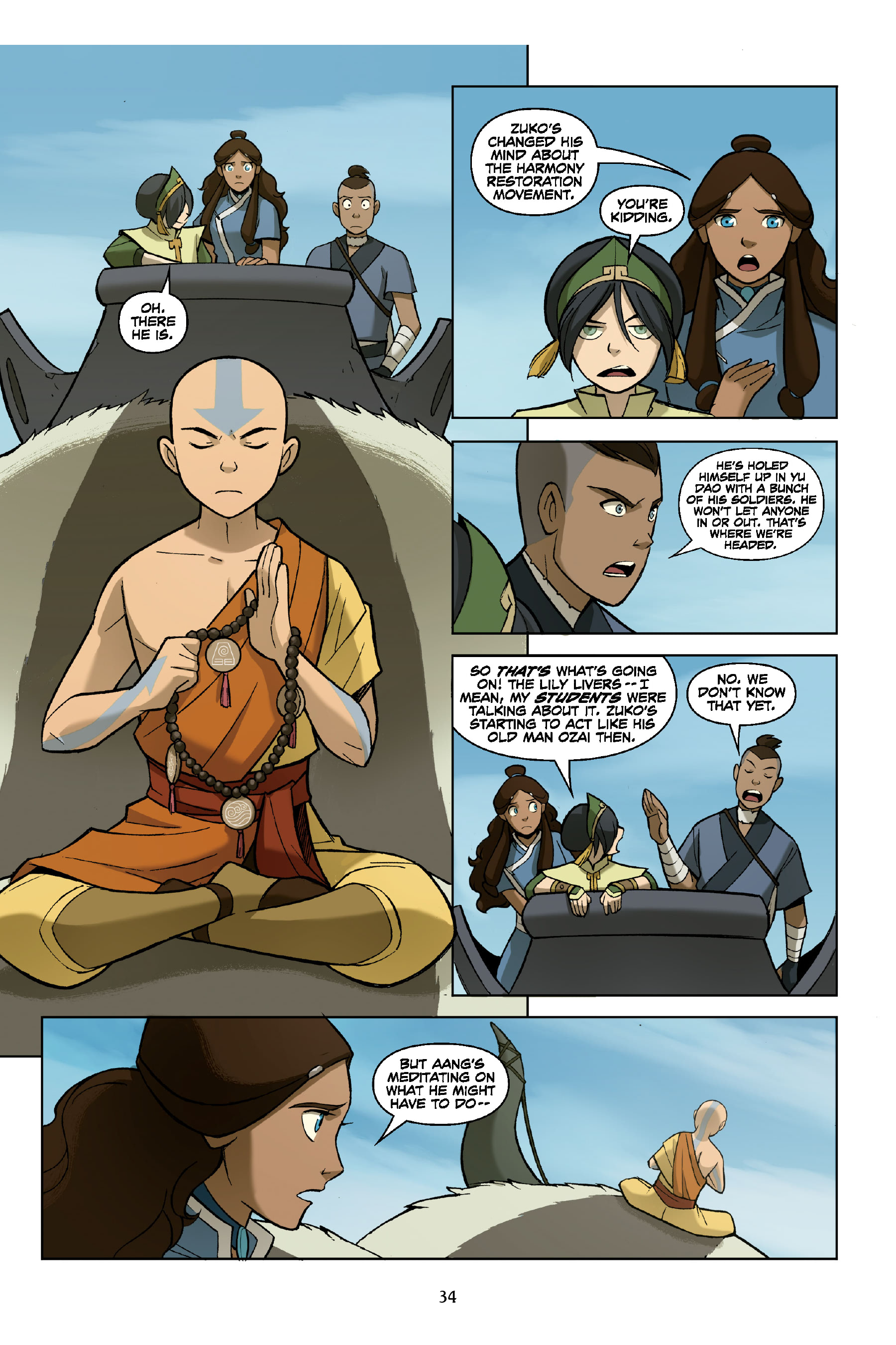 Avatar: The Last Airbender--The Promise Omnibus (2020) Chapter 1 - Page 35