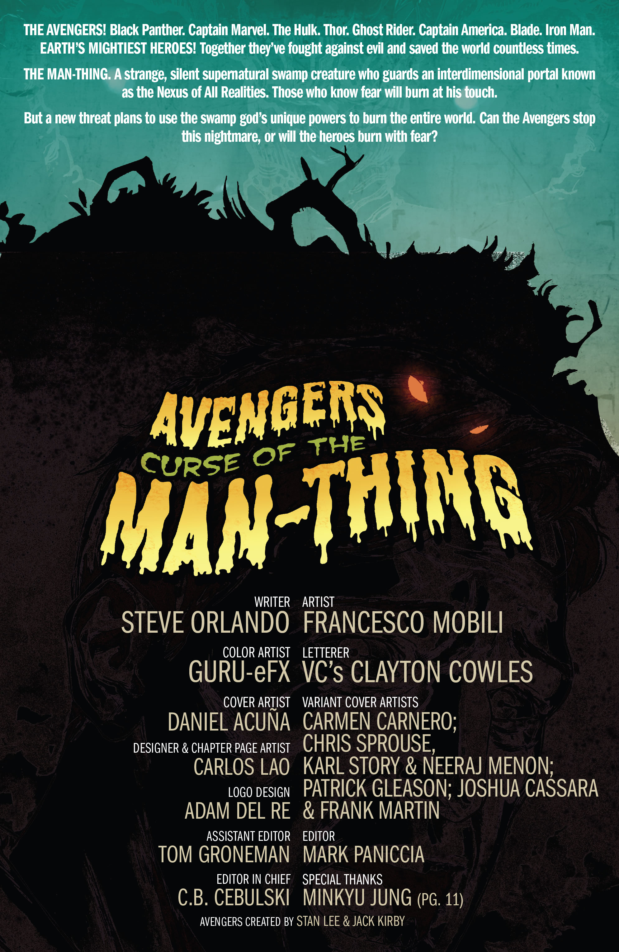Avengers: Curse Of The Man-Thing (2021): Chapter 1 - Page 2