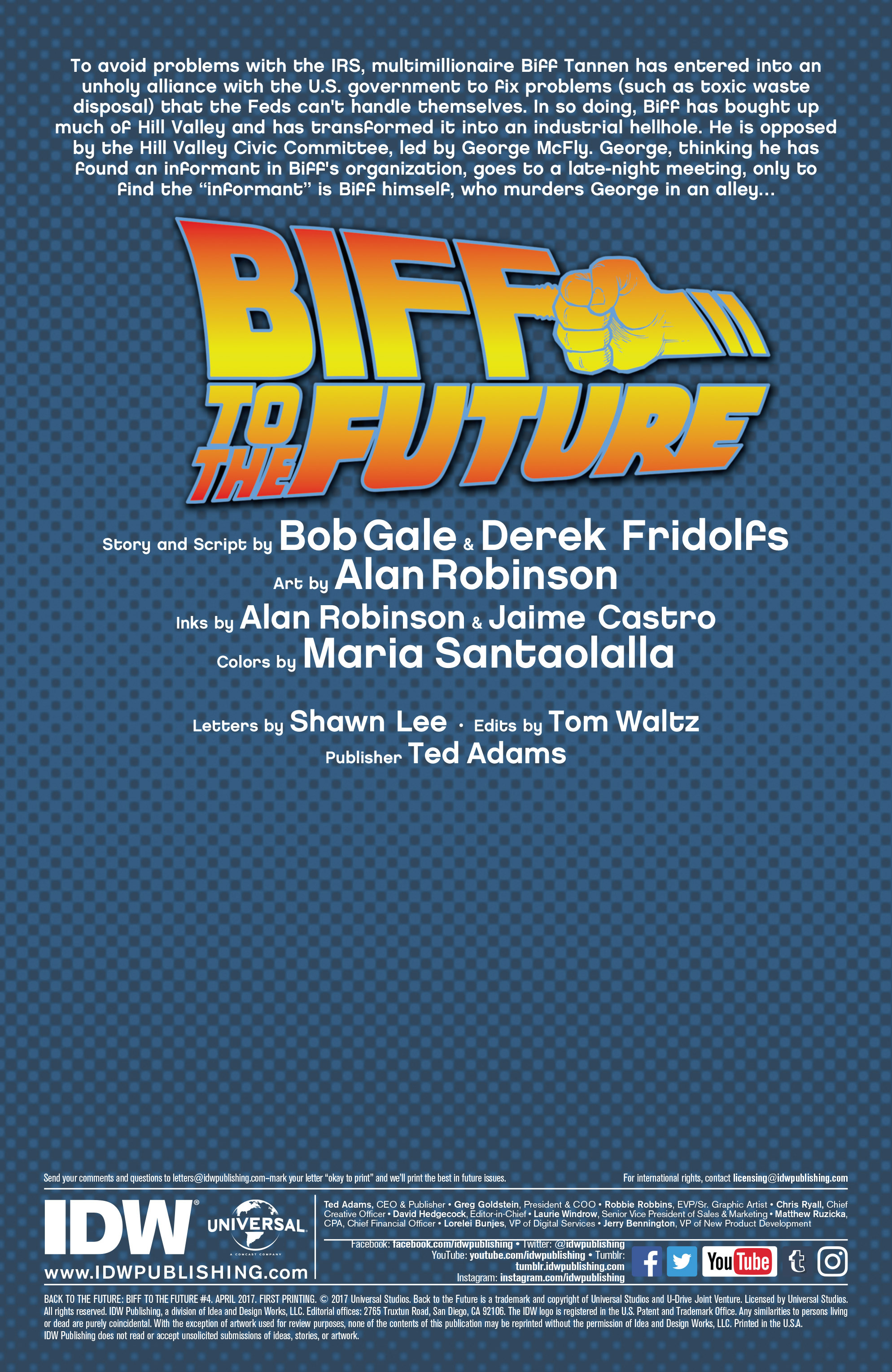 Back to the Future: Biff to the Future (2017-) issue 4 - Page 2