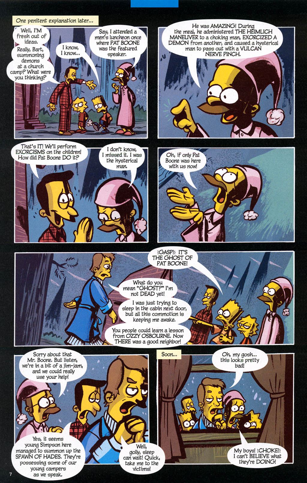 Bart Simpson S Treehouse Of Horror Chapter Page