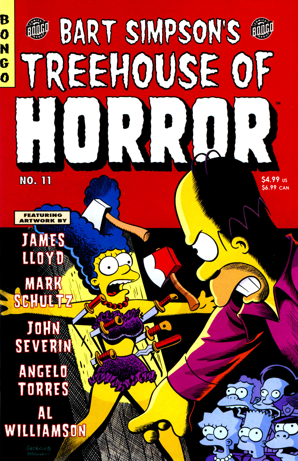 Bart SIMPSONS Horror Show #17 VARIANT-COVER  limitiert 999 Ex COMIC ACTION 2013
