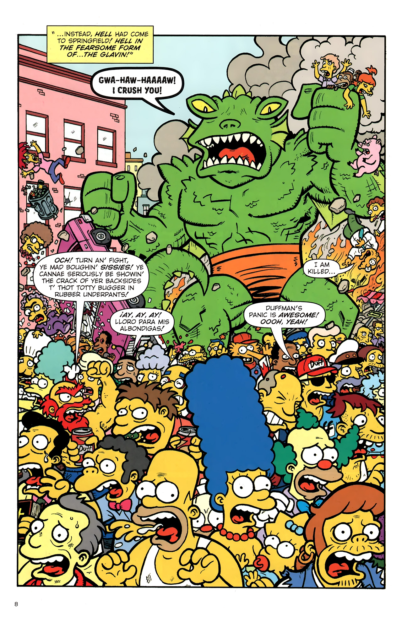 Bart Simpson S Treehouse Of Horror Chapter Page