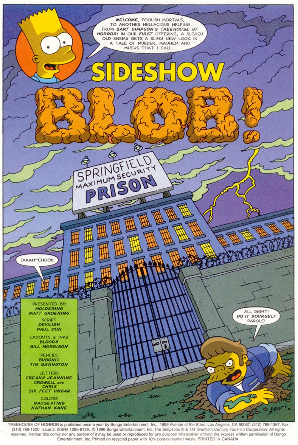 Bart Simpson's Treehouse of Horror (1995-) issue 2 - Page 2