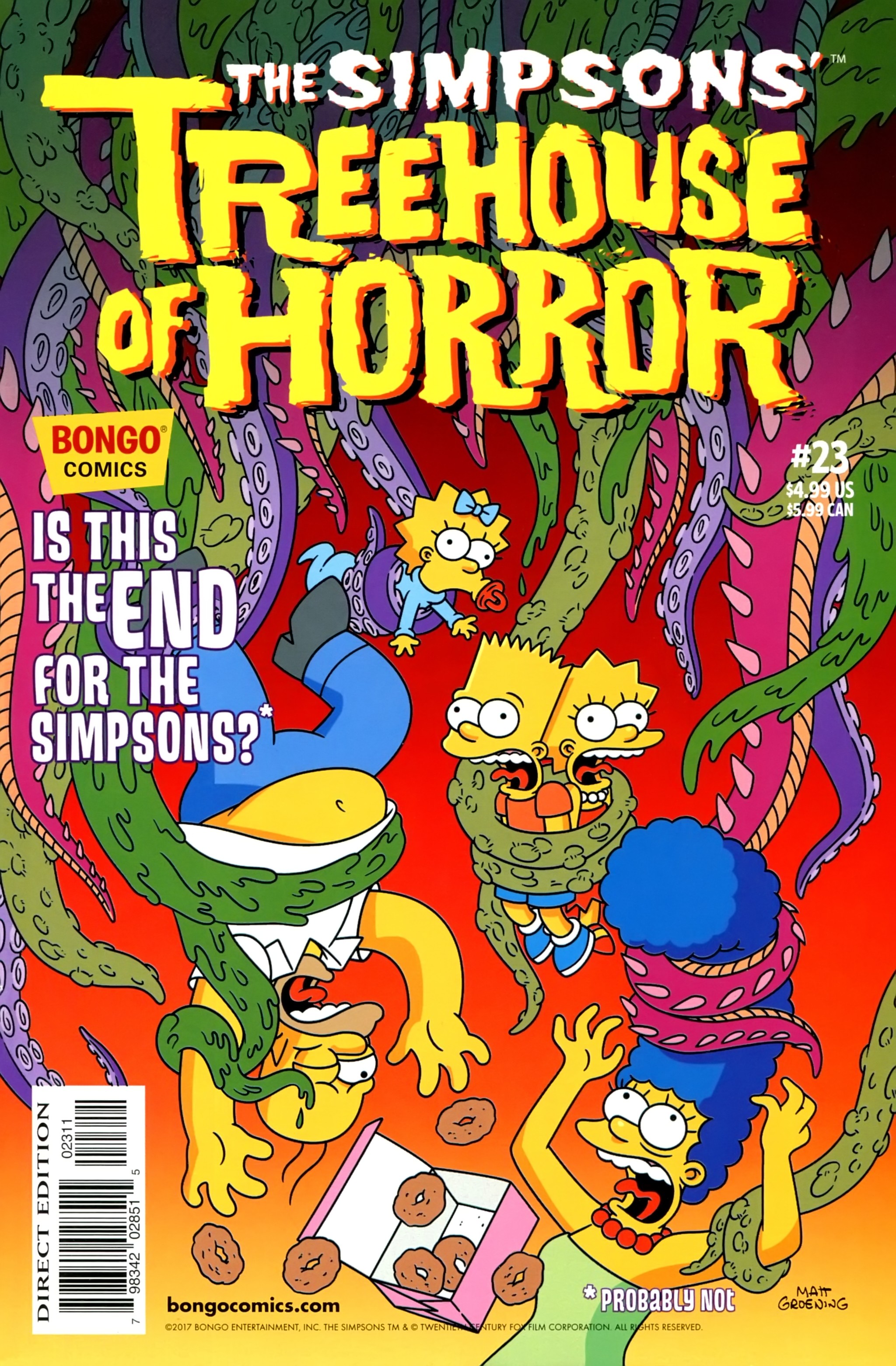 Bart Simpson&#039;s Treehouse of Horror (1995-)-Bart Simpson's Treehouse of Horror (1995-) #23