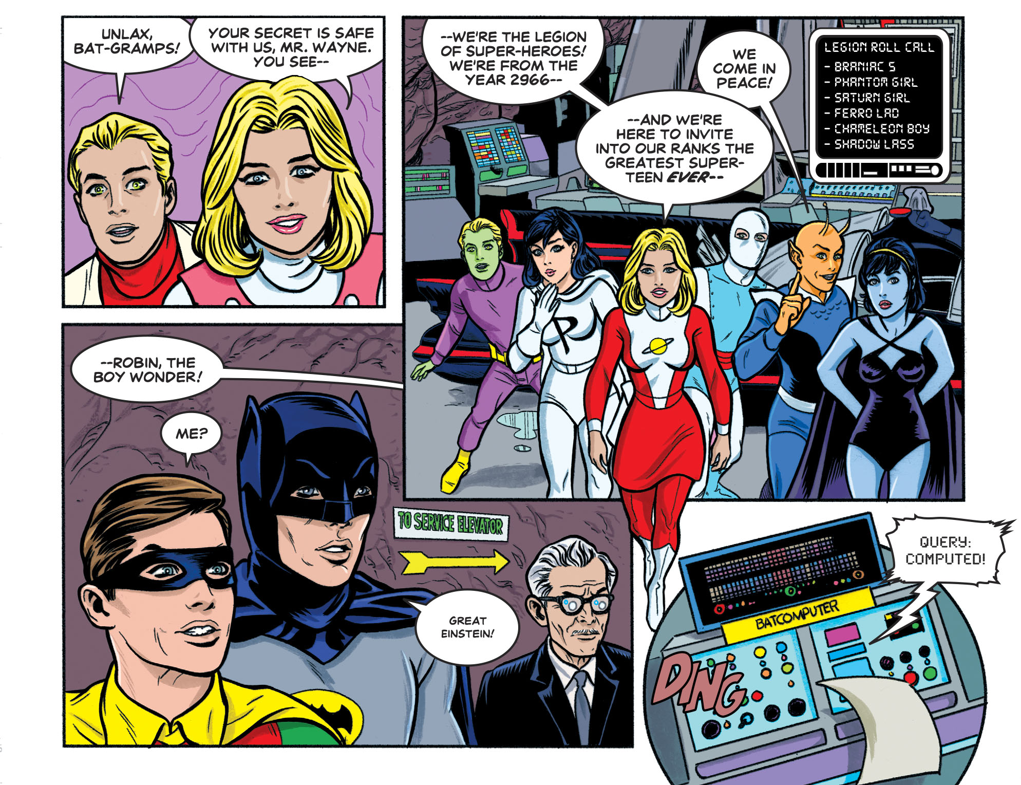 Batman '66 Meets the Legion of Super-Heroes (2017-) issue 1 - Page 7