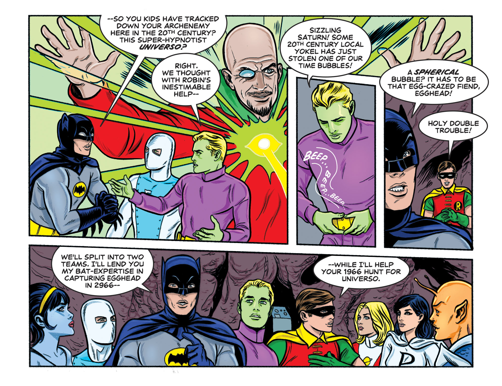 Batman '66 Meets the Legion of Super-Heroes (2017-) issue 1 - Page 9