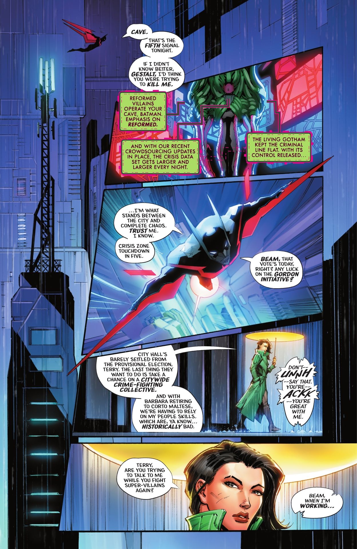 Batman Beyond: Neo-Gothic (2023-) issue 1 - Page 7