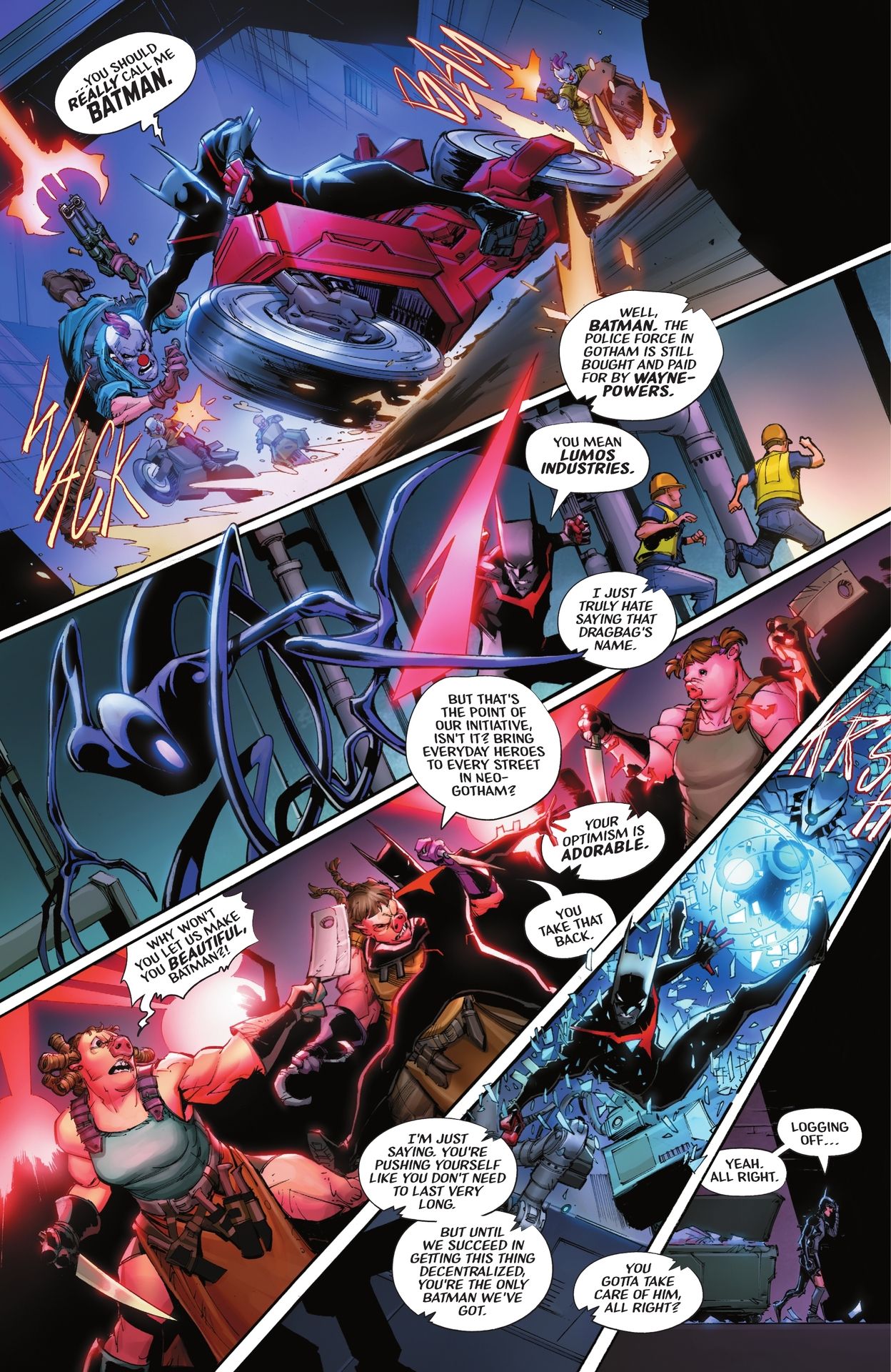 Batman Beyond: Neo-Gothic (2023-) issue 1 - Page 8