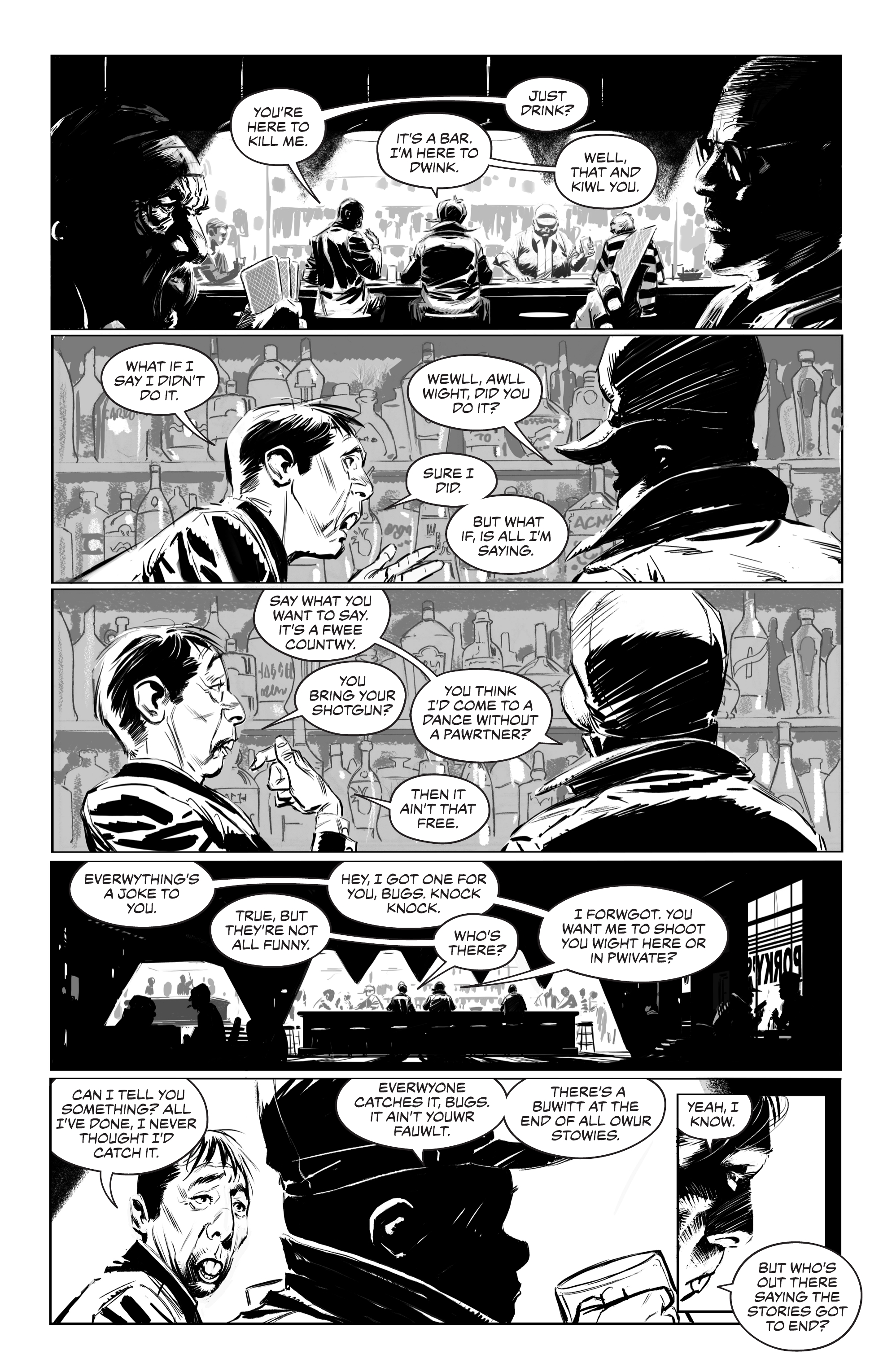 Batman Day 2024: Batman / Elmer Fudd Special (2204-) issue Noir 1 - Page 6