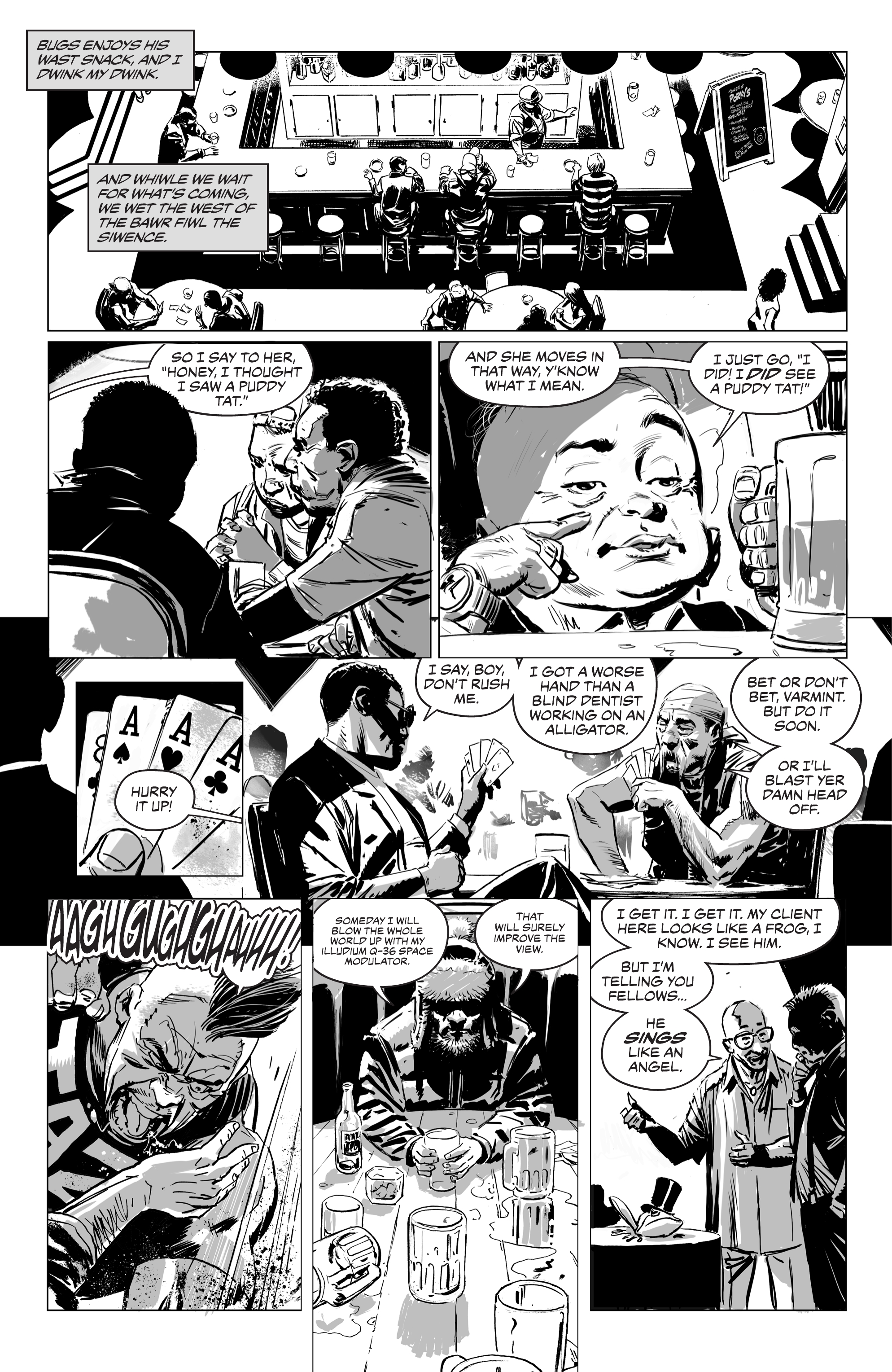 Batman Day 2024: Batman / Elmer Fudd Special (2204-) issue Noir 1 - Page 7