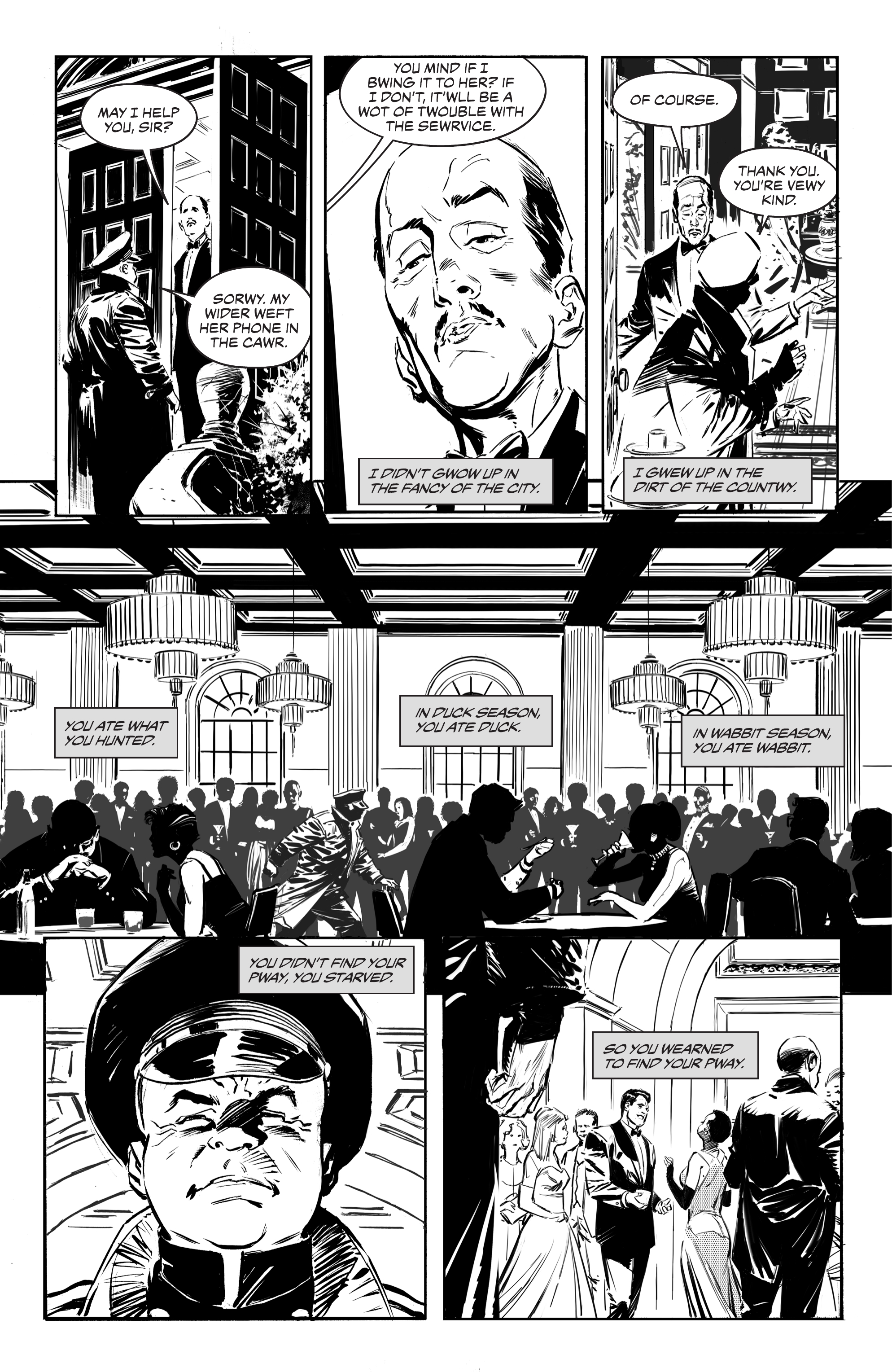 Batman Day 2024: Batman / Elmer Fudd Special (2204-) issue Noir 1 - Page 12