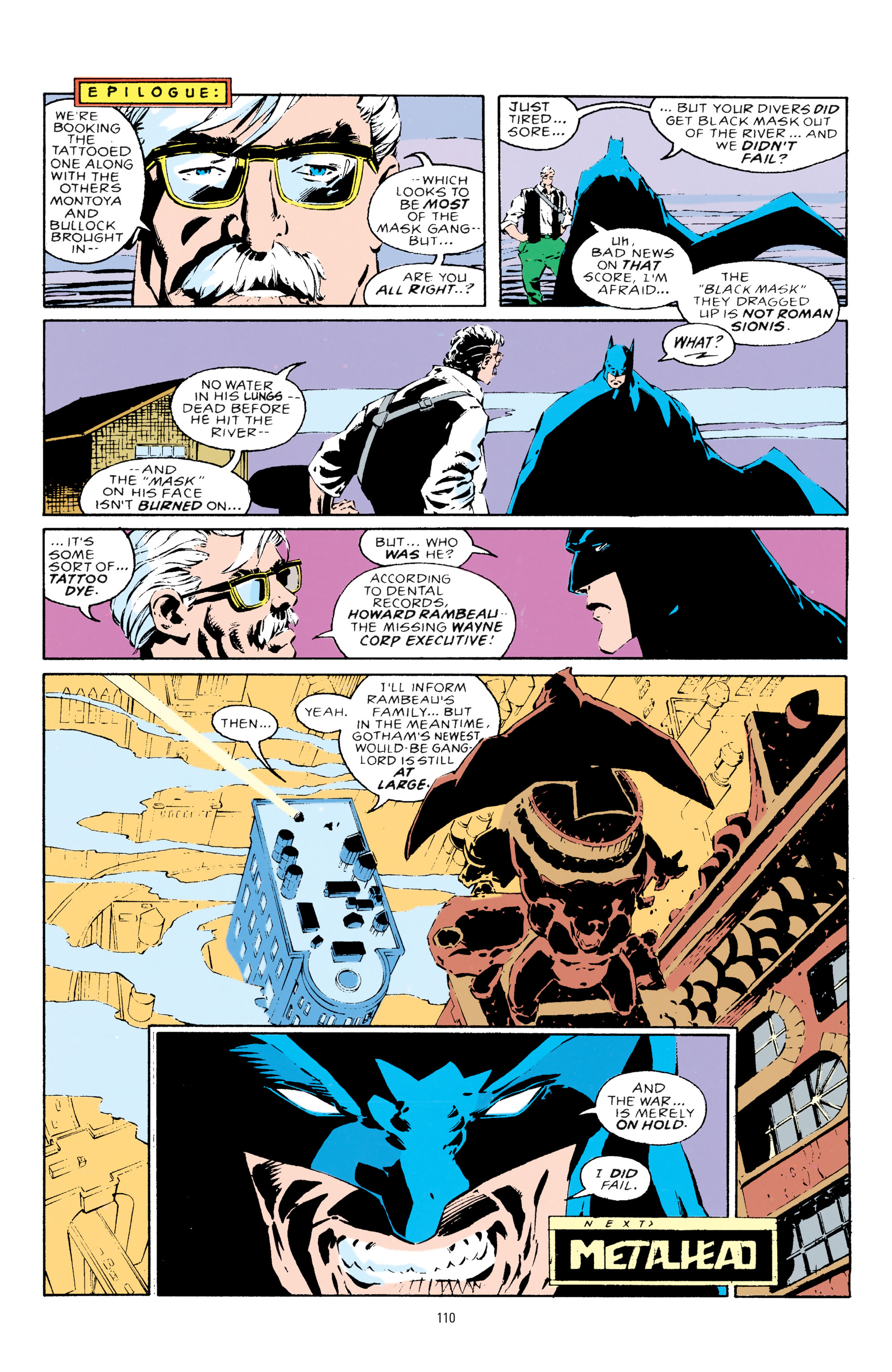 Batman: Knightfall (TPB Collection) (2018) issue 1. Batman - Prelude to Knightfall - Page 110