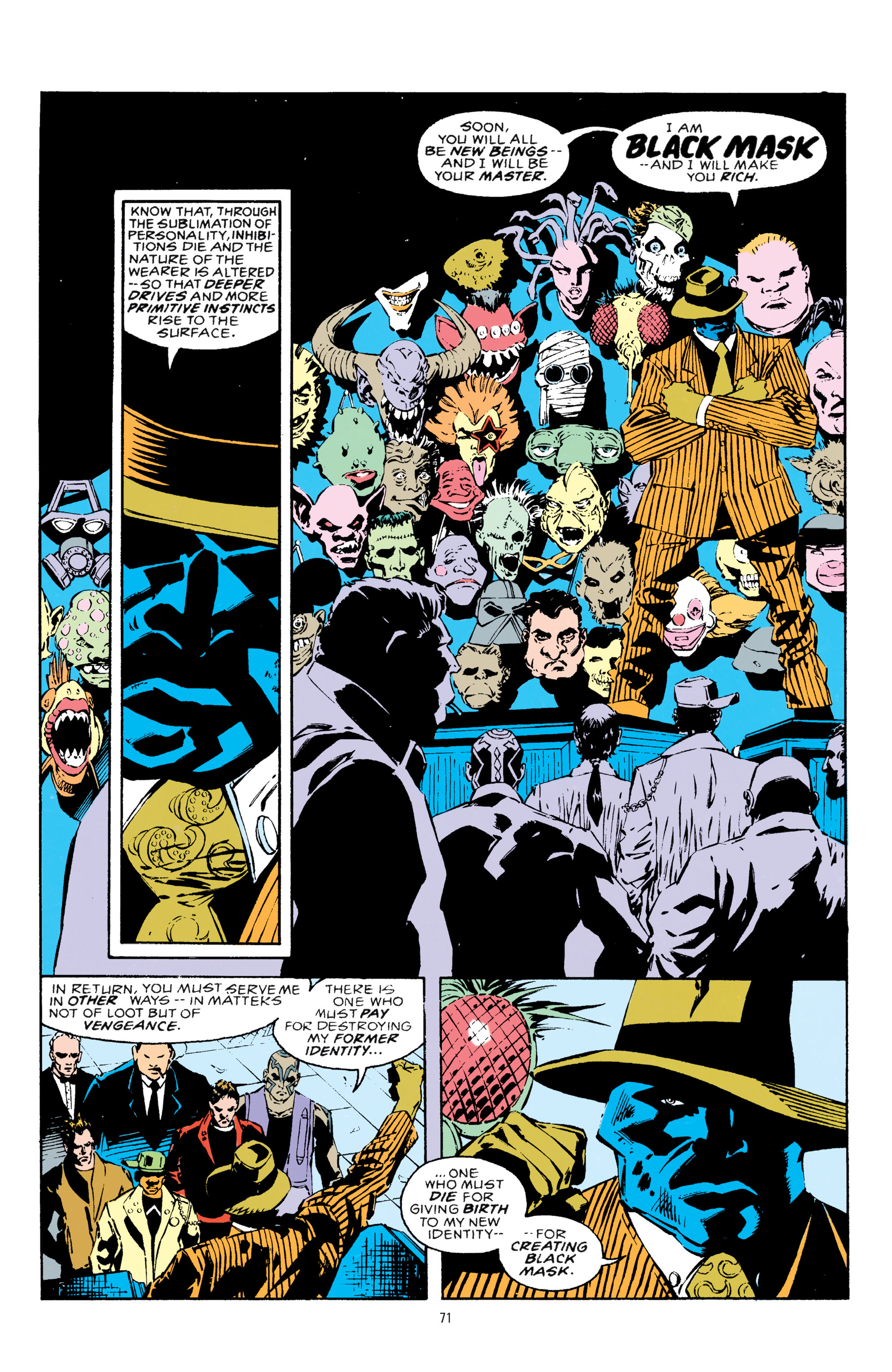 <{ $series->title }} issue 1. Batman - Prelude to Knightfall - Page 71