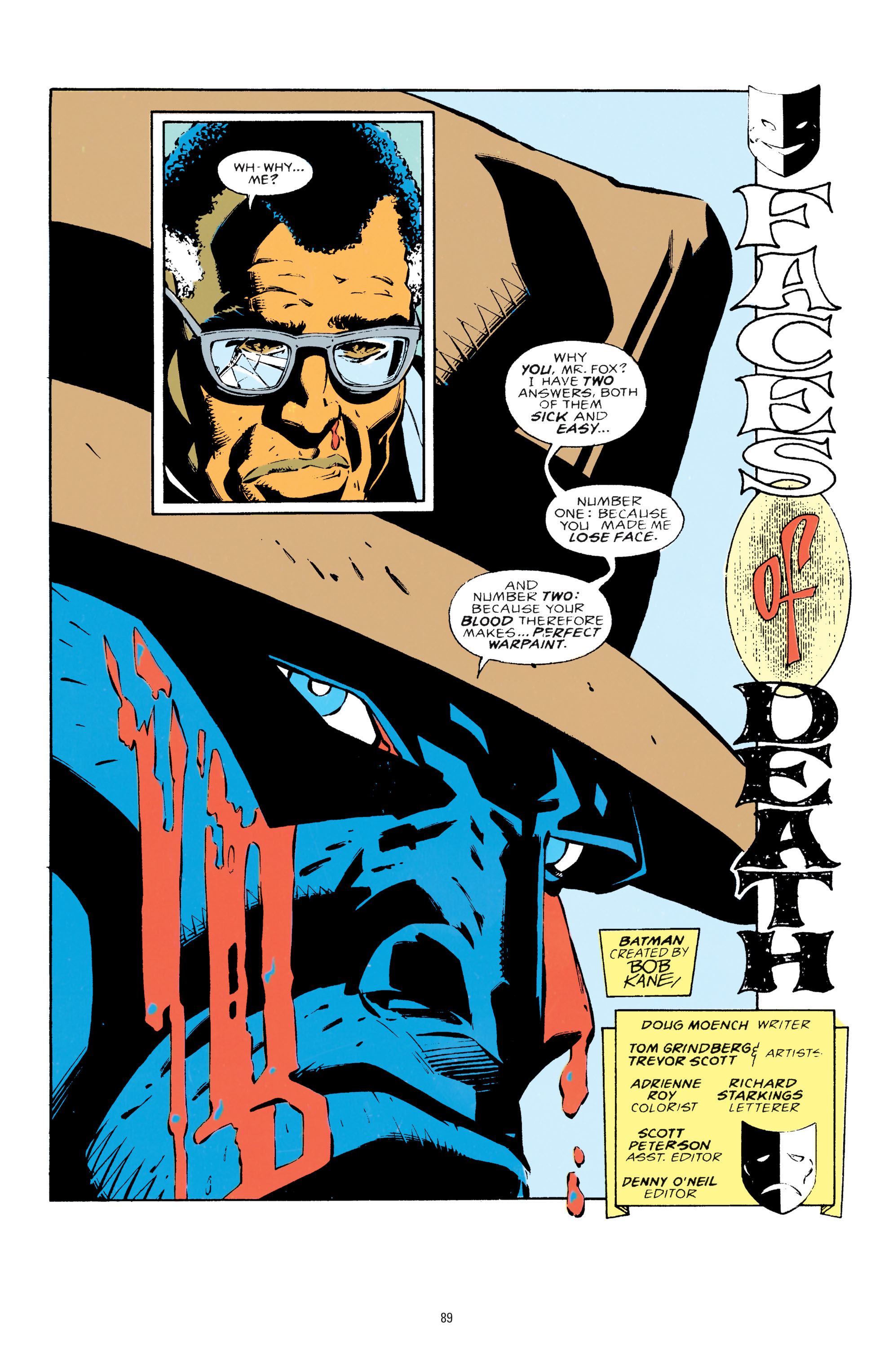 <{ $series->title }} issue 1. Batman - Prelude to Knightfall - Page 89