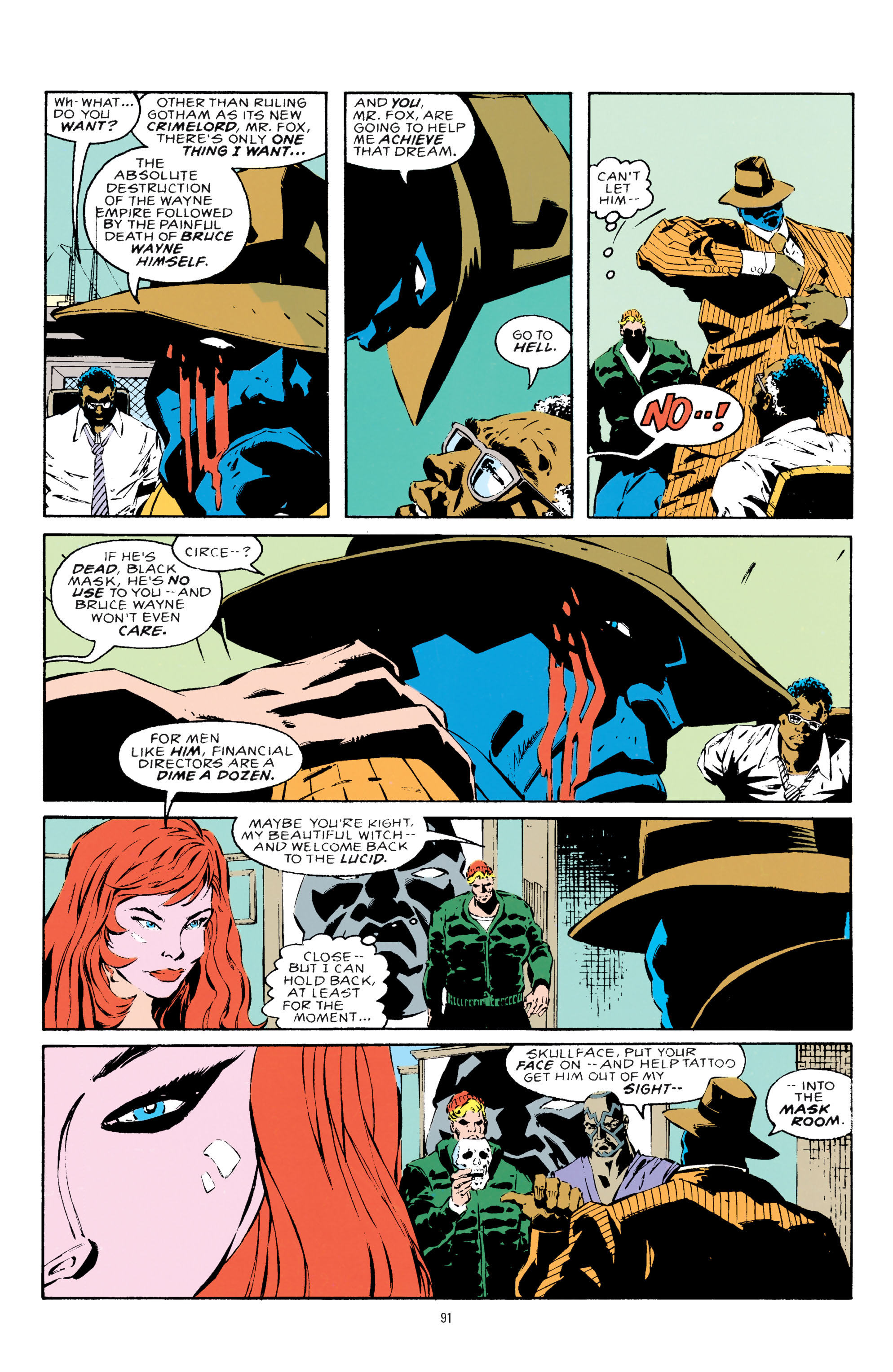 <{ $series->title }} issue 1. Batman - Prelude to Knightfall - Page 91