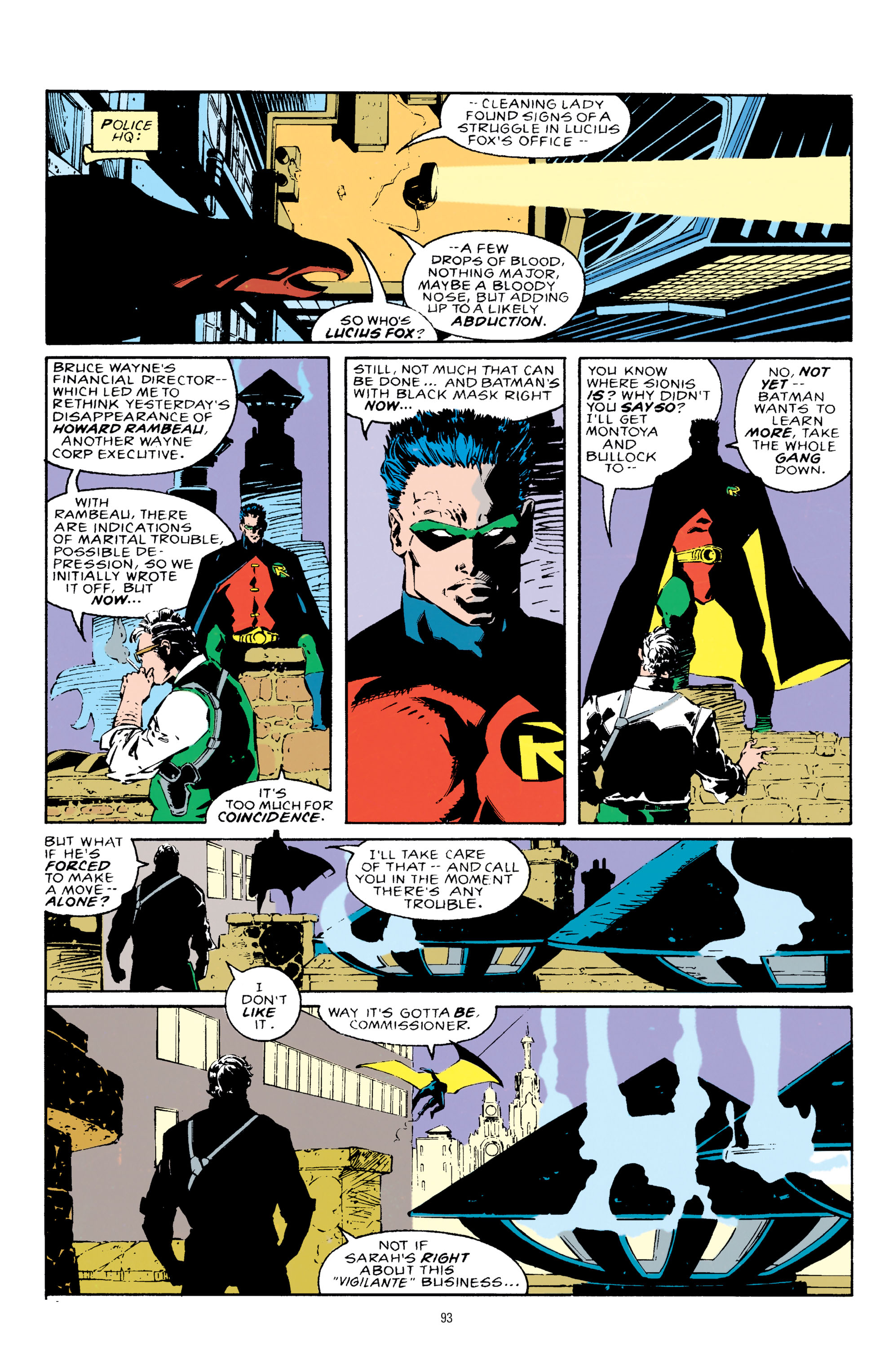 <{ $series->title }} issue 1. Batman - Prelude to Knightfall - Page 93