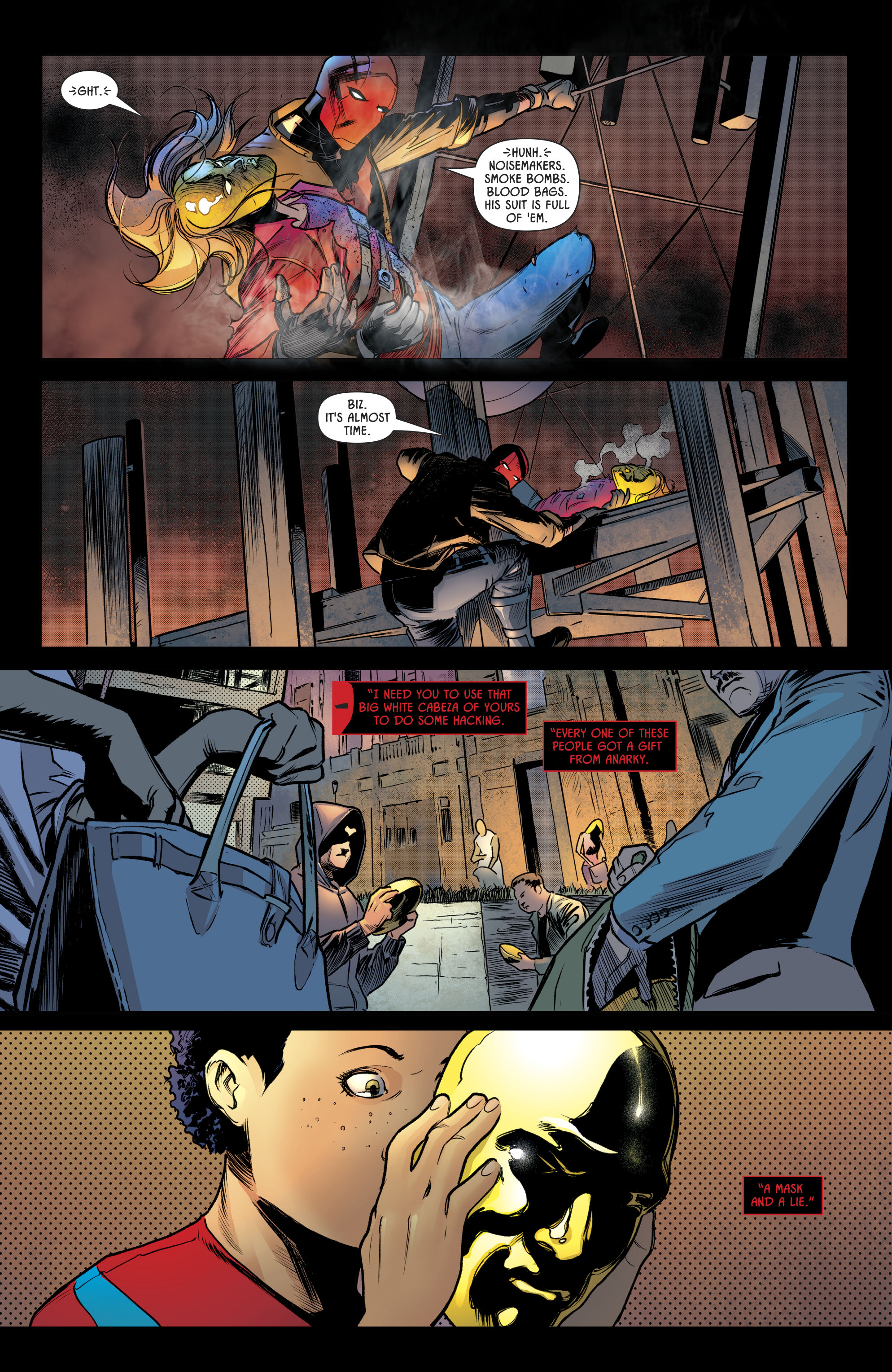 Batman: Prelude to the Wedding: Red Hood vs. Anarky (2018-) issue 1 - Page 17