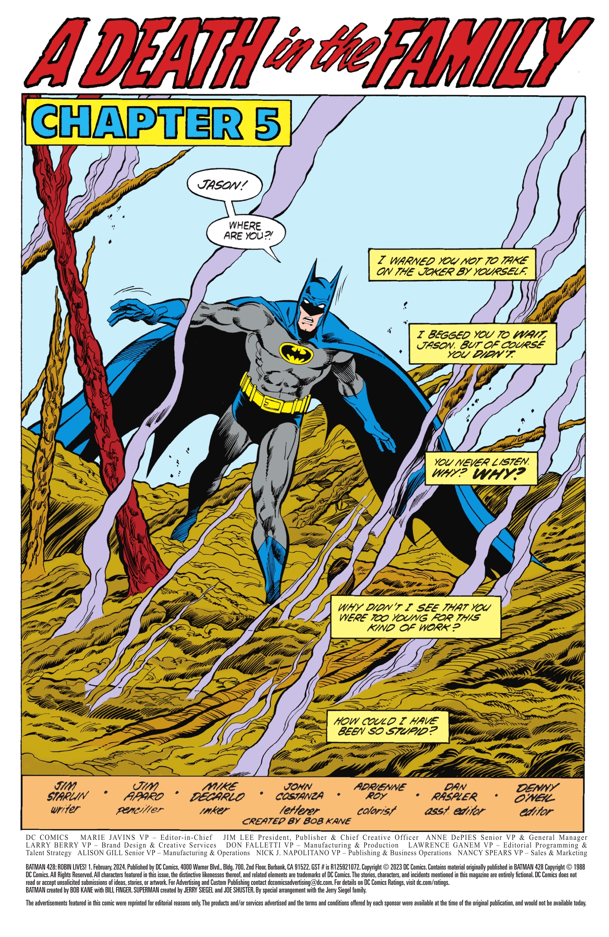 Batman - Robin Lives (2024) issue 428 - Page 3