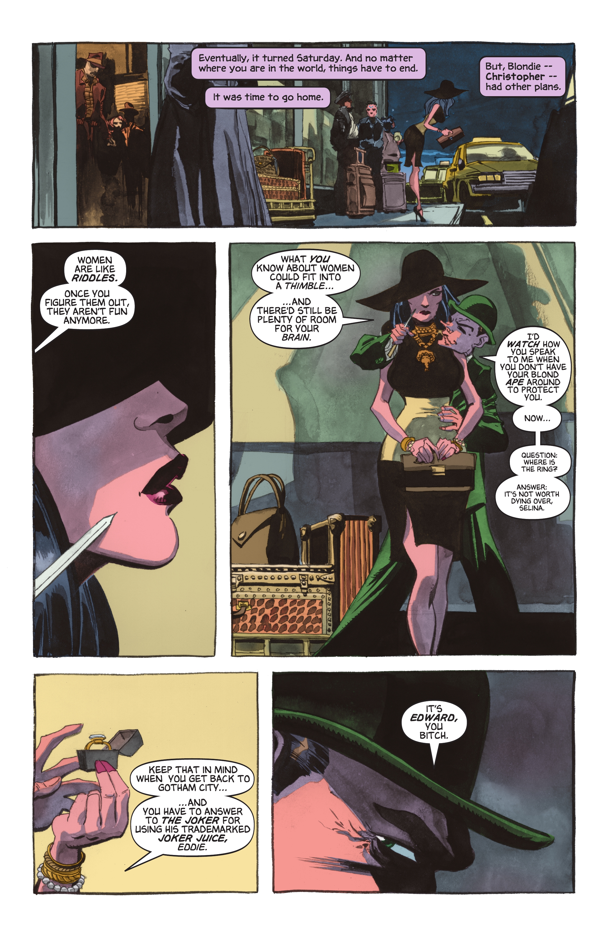 Batman The Long Halloween: Catwoman: When In Rome Deluxe Edition (2022) issue HC - Page 136