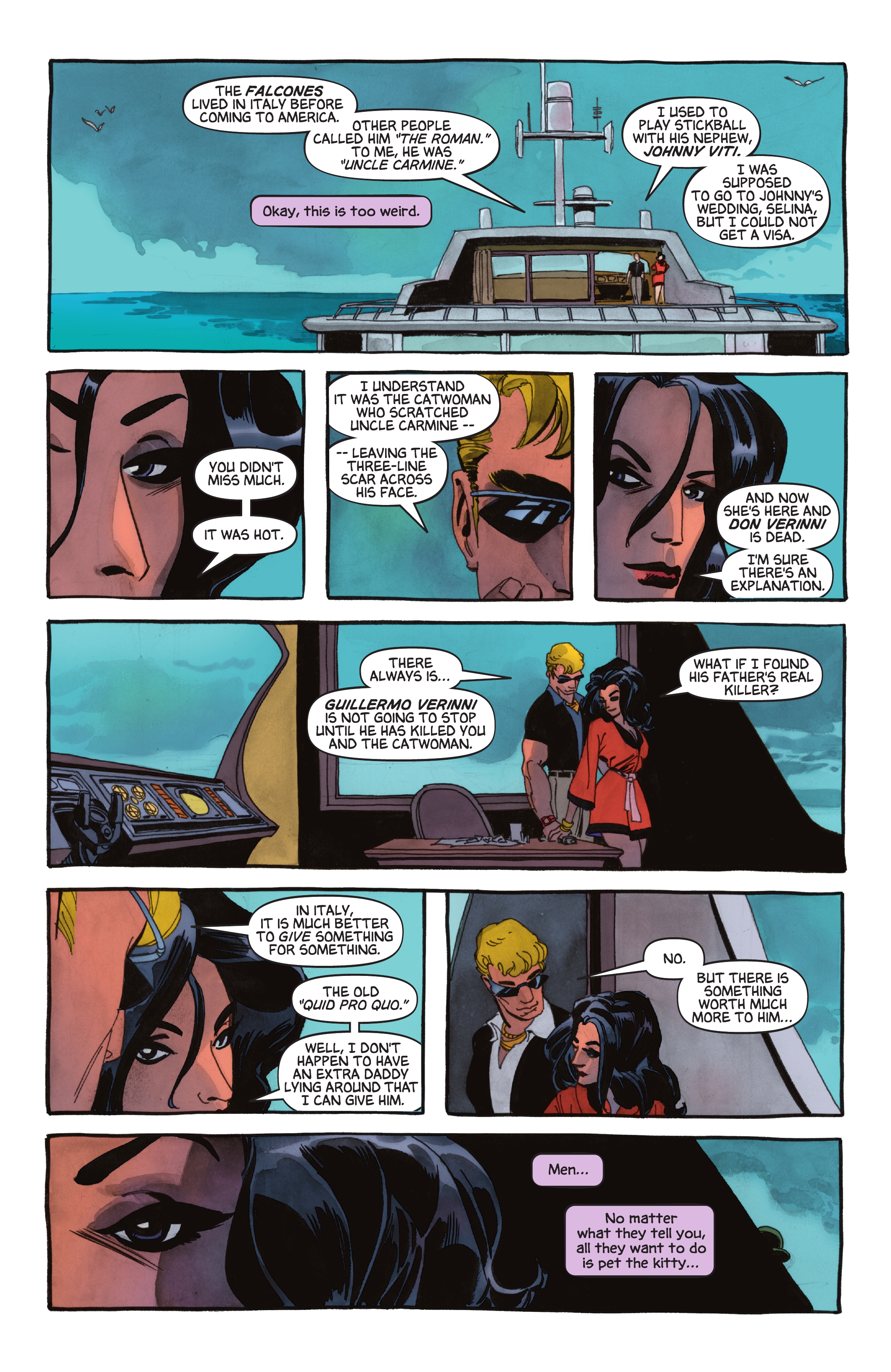 Batman The Long Halloween: Catwoman: When In Rome Deluxe Edition (2022) issue HC - Page 68