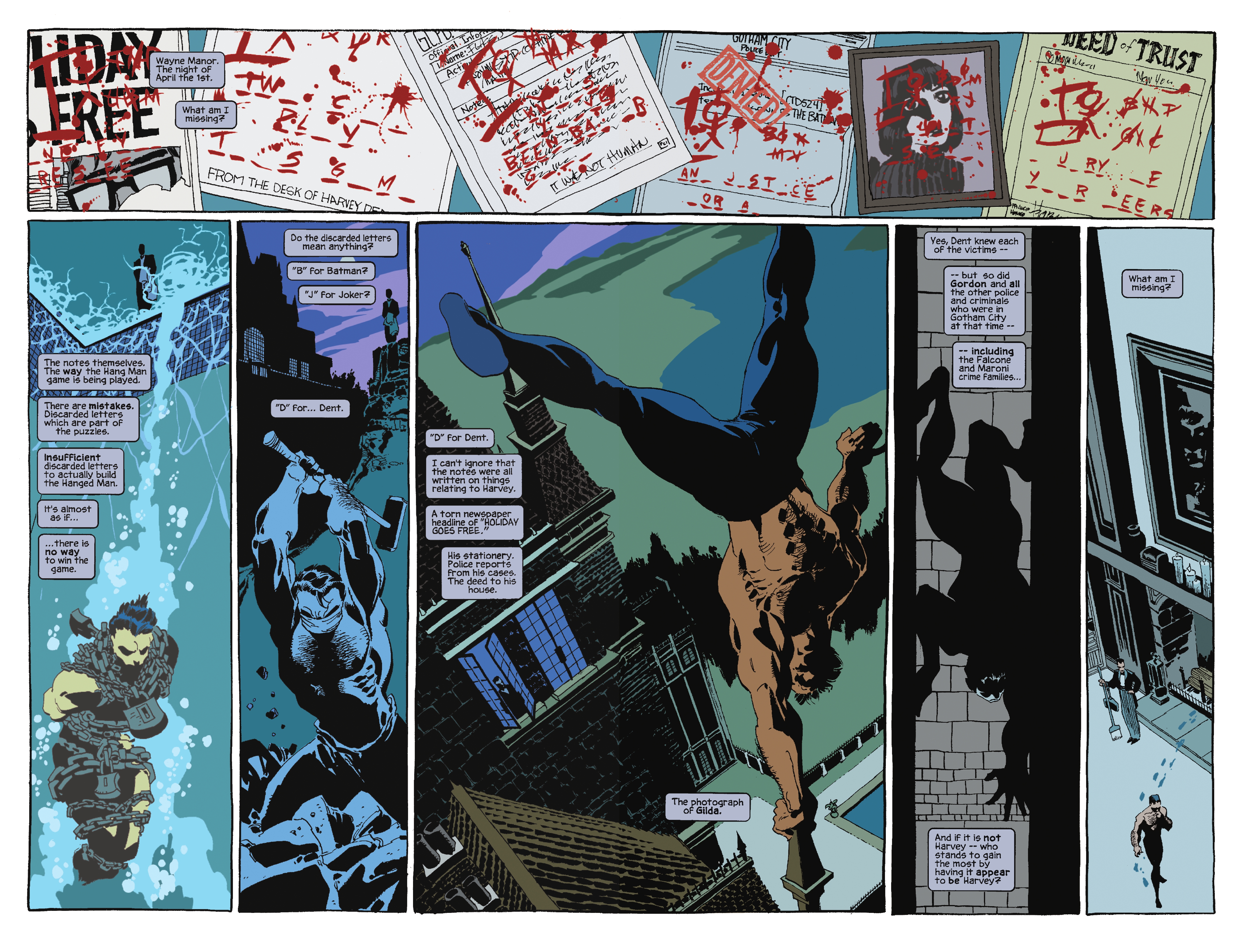 Batman The Long Halloween Deluxe Edition The Sequel: Dark Victory (2022) issue HC - Page 194