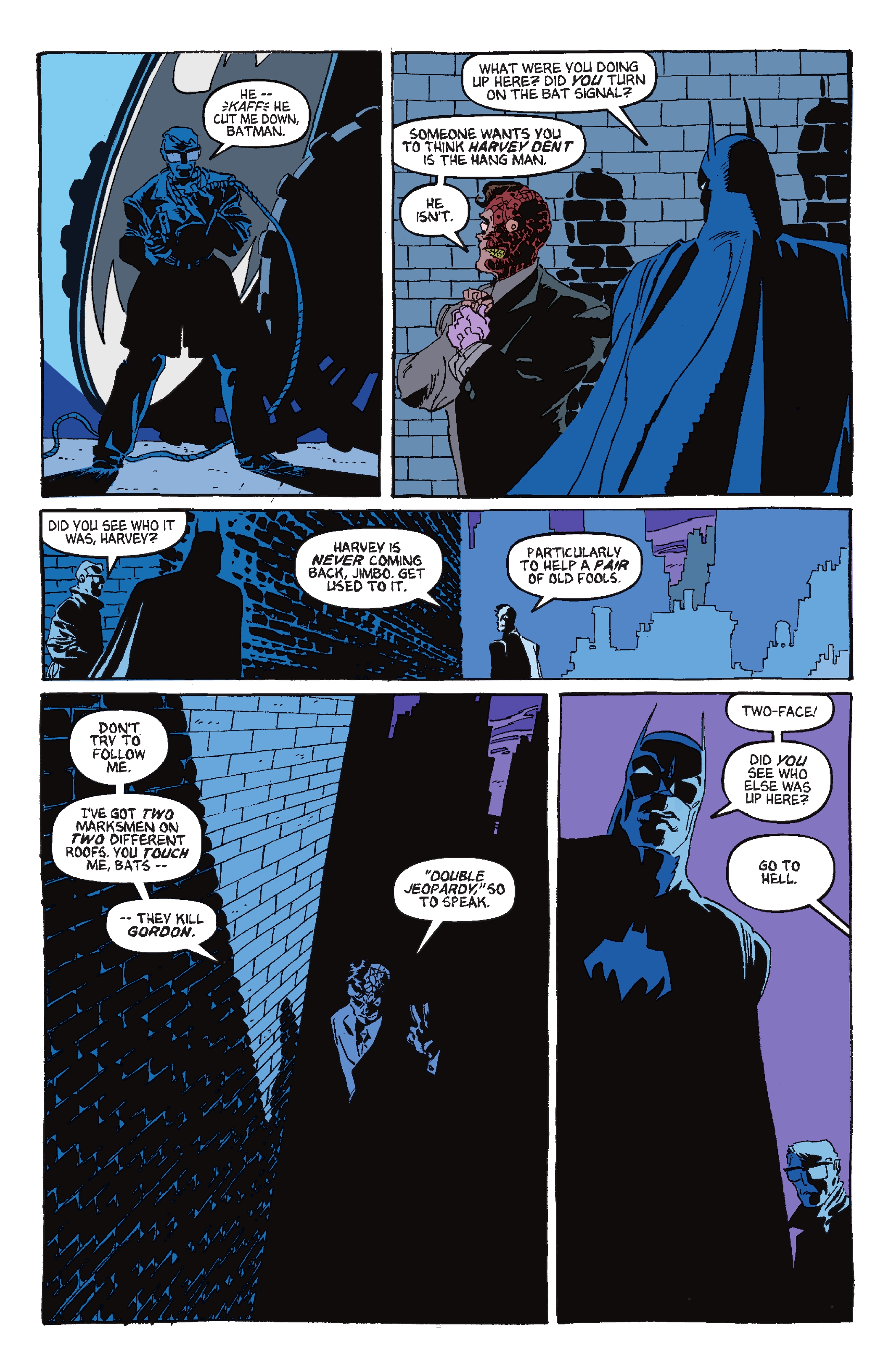 Batman The Long Halloween Deluxe Edition The Sequel: Dark Victory (2022) issue HC - Page 200