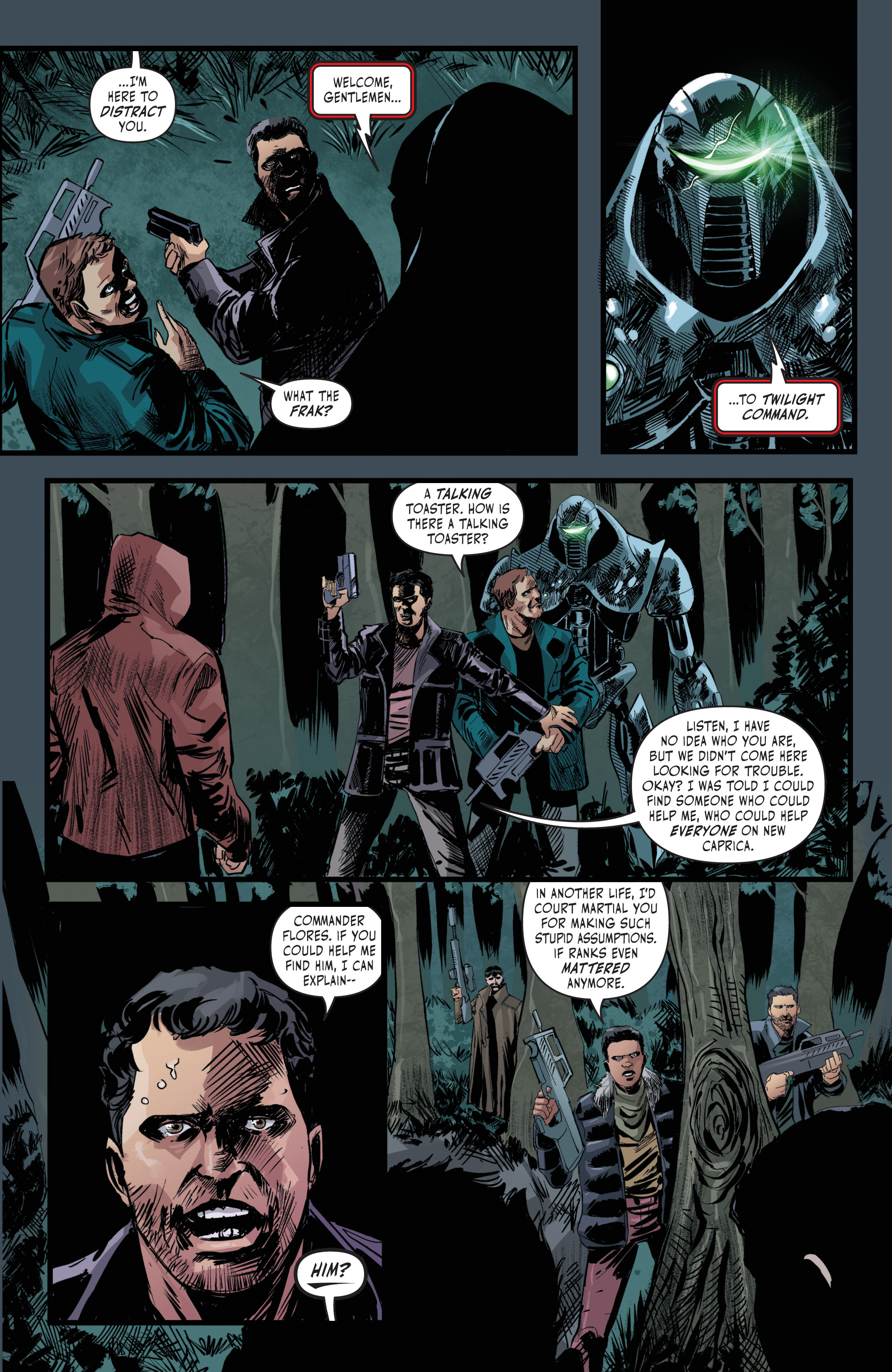 Battlestar Galactica: Twilight Command (2019-) issue 1 - Page 18