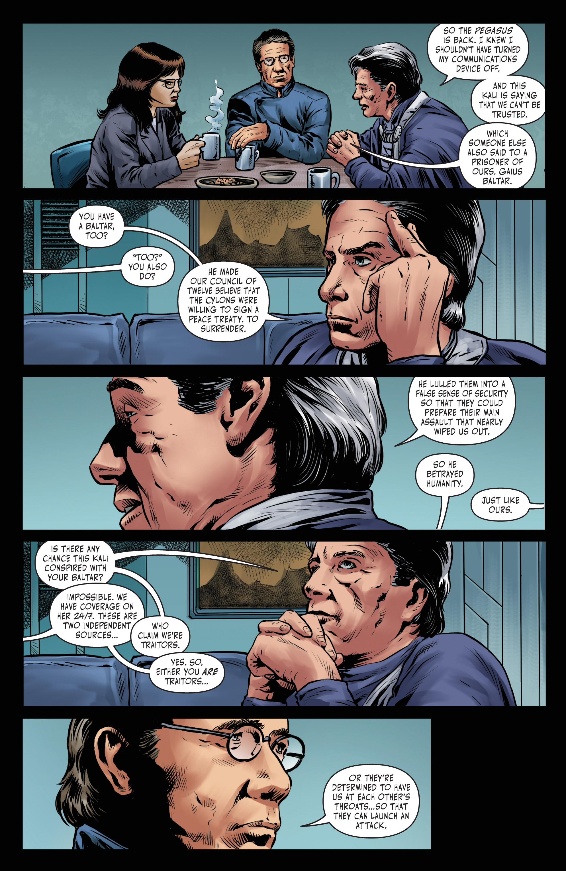 Battlestar Galactica Vs. Battlestar Galactica (2018) issue 4 - Page 13