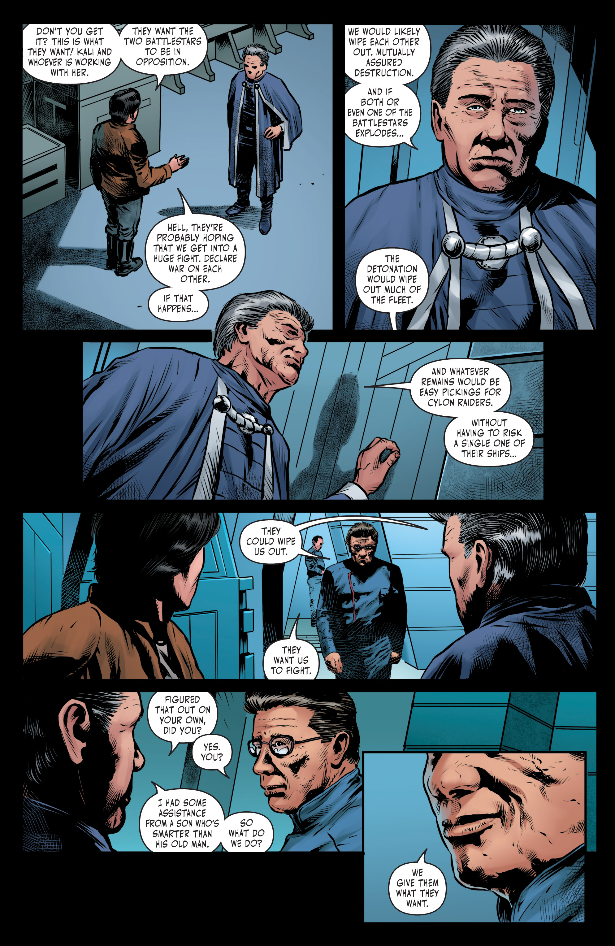 Battlestar Galactica Vs. Battlestar Galactica (2018) issue 6 - Page 7