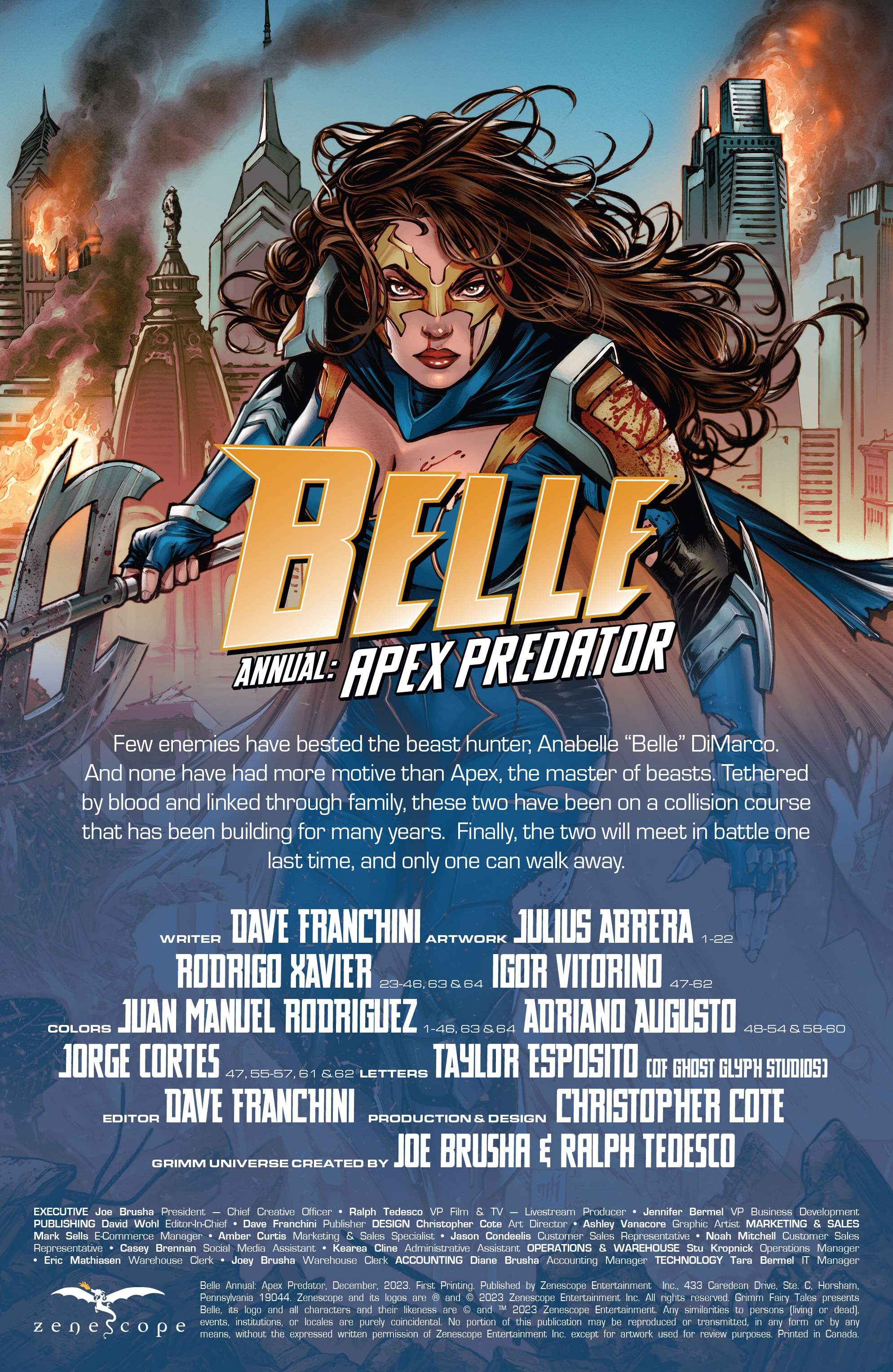 Belle: Apex Predator (2023-) issue 1 - Page 2