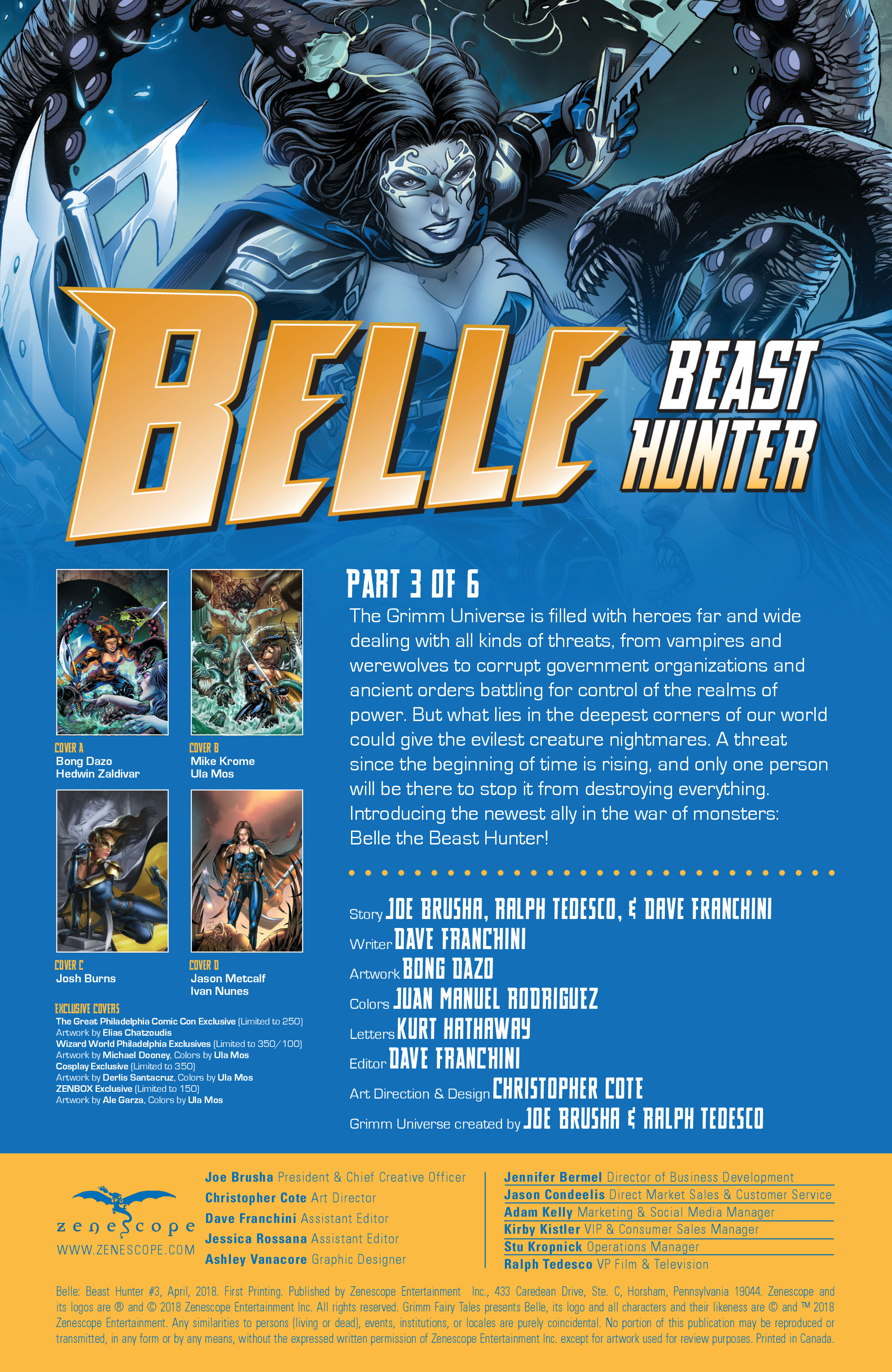 Belle: Beast Hunter (2018): Chapter 3 - Page 2