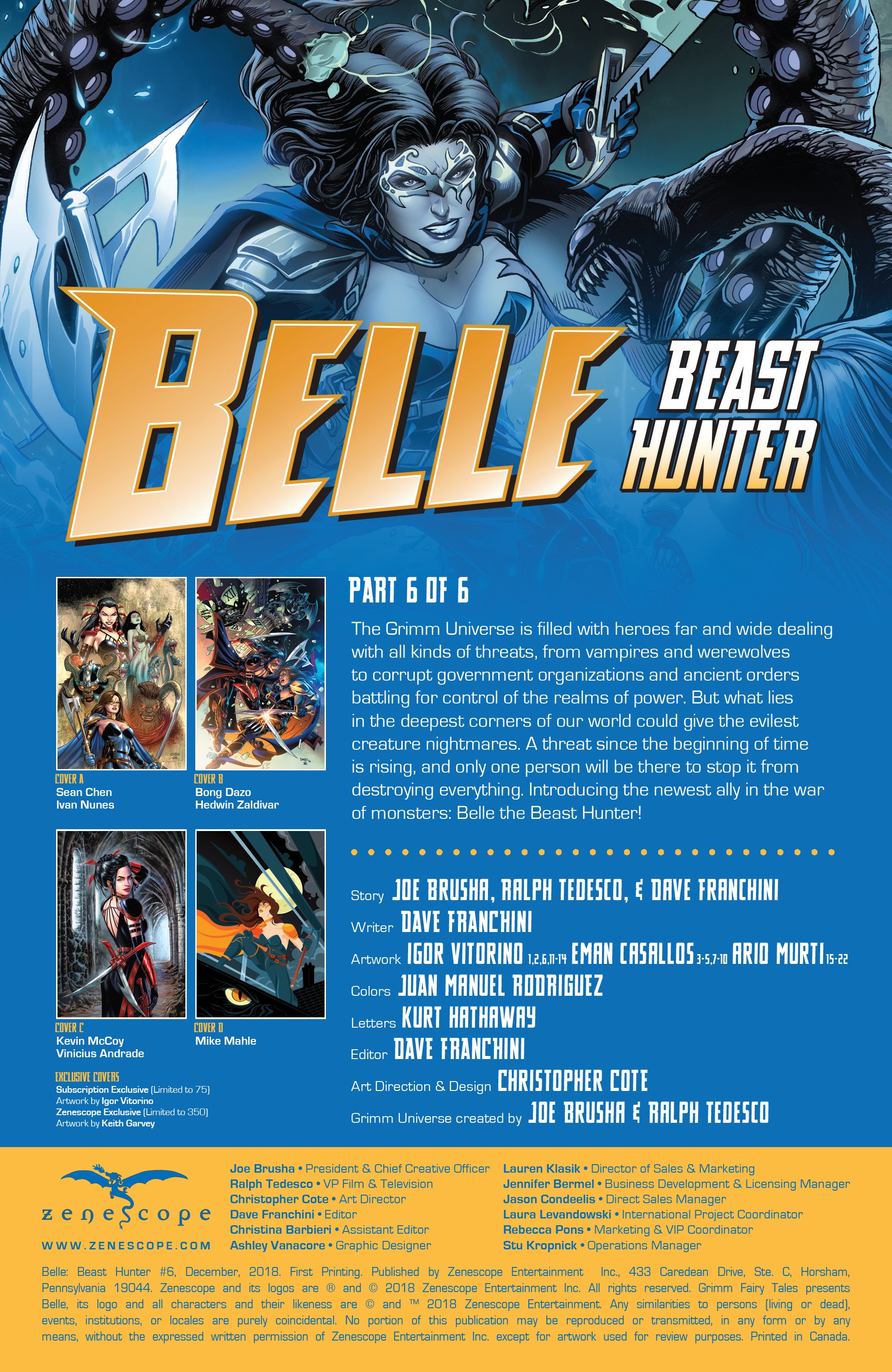 Belle: Beast Hunter (2018): Chapter 6 - Page 2