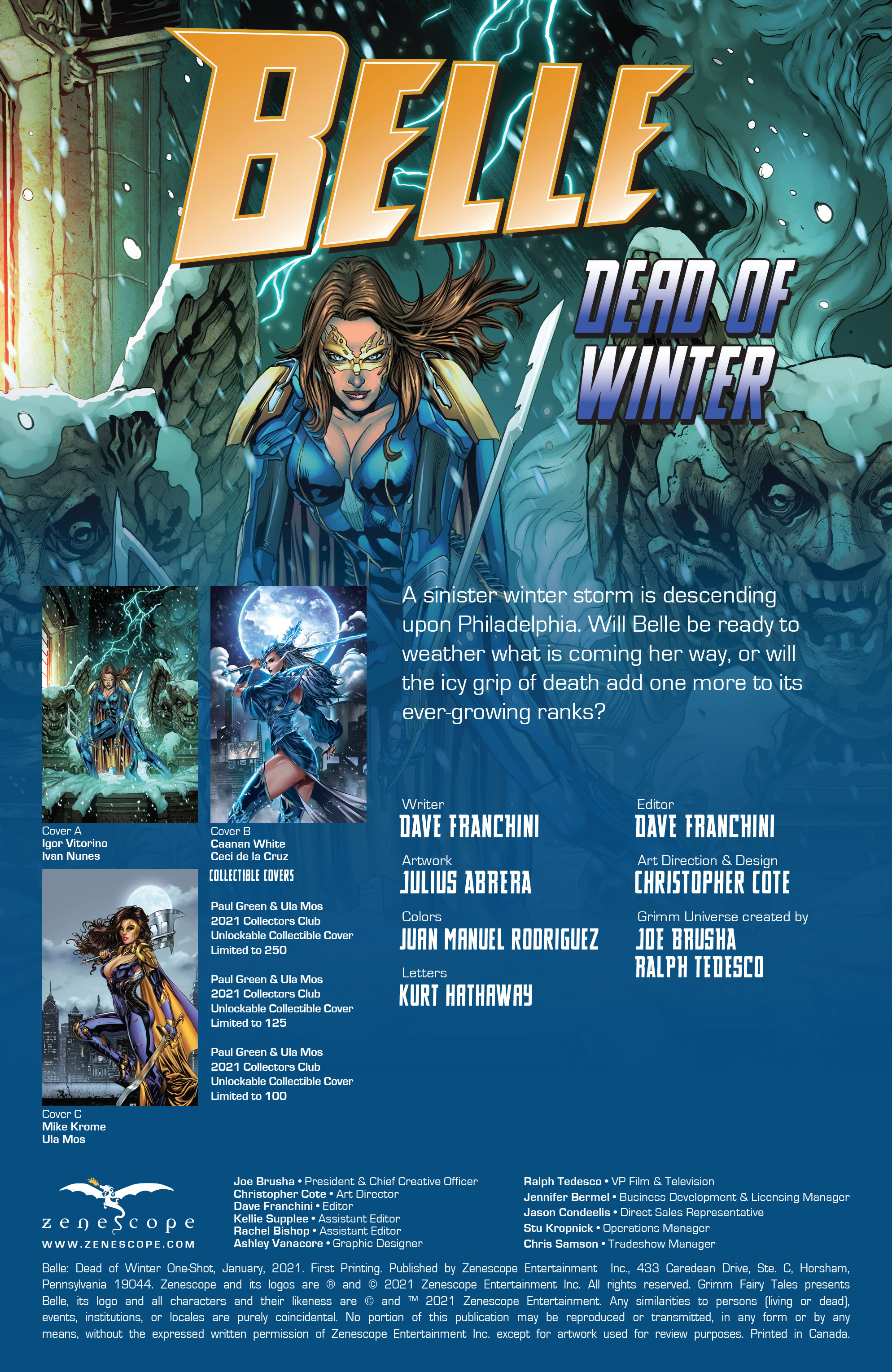 Belle: Dead of Winter (2021-): Chapter 1 - Page 2