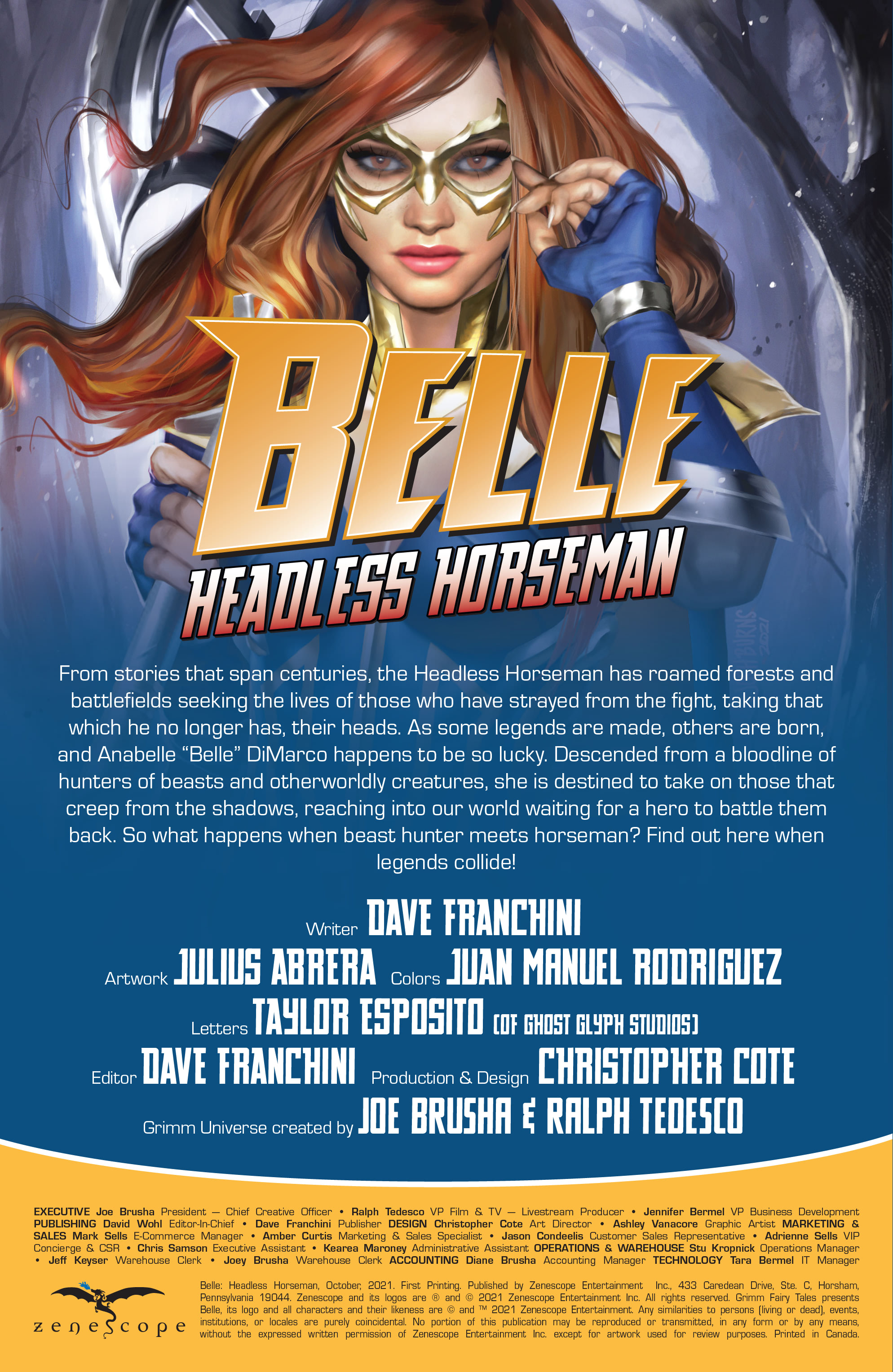 Belle: Headless Horseman (2021): Chapter 1 - Page 2