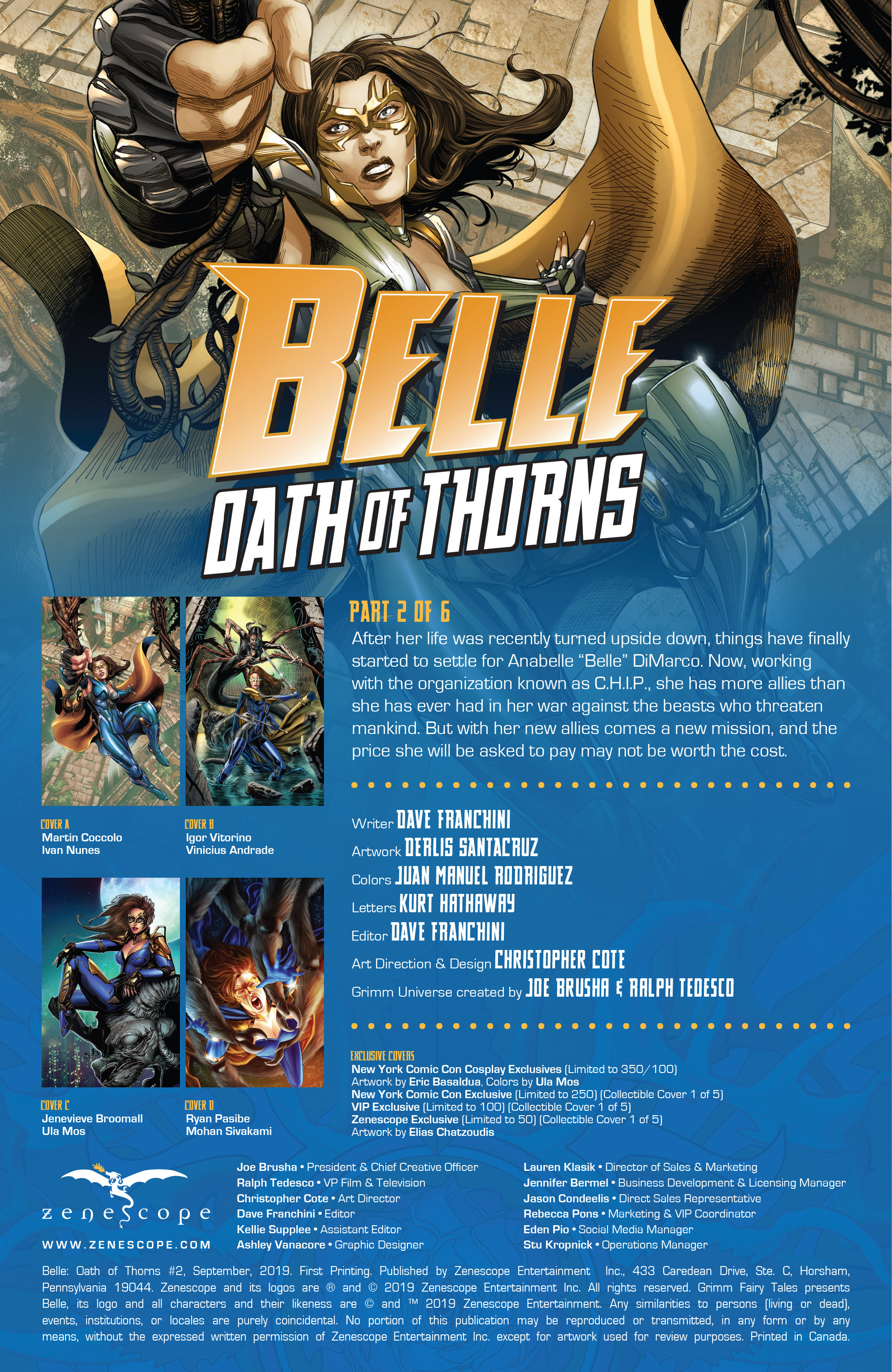 Belle: Oath of Thorns (2019-): Chapter 2 - Page 2
