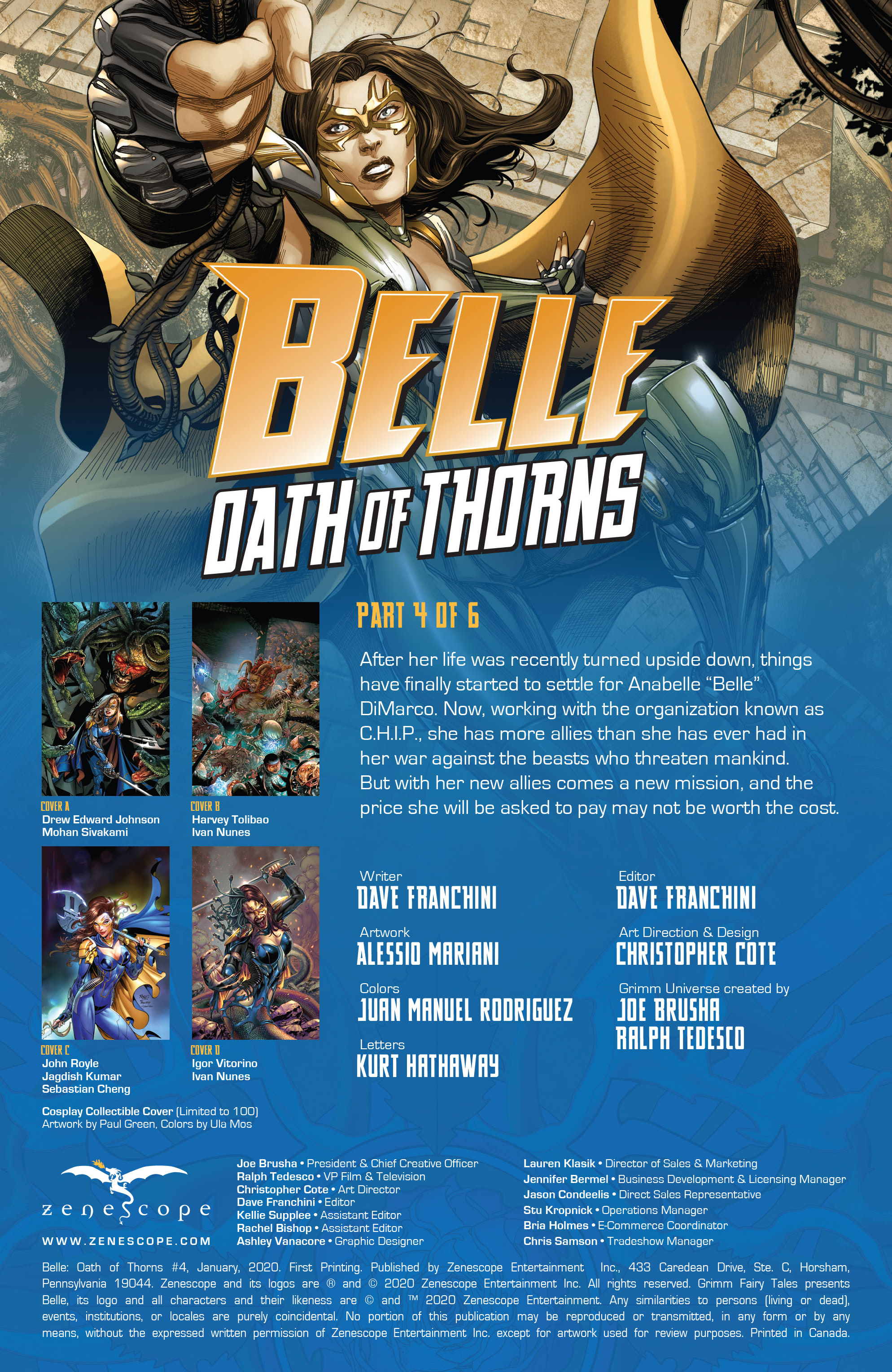 Belle: Oath of Thorns (2019-): Chapter 4 - Page 2