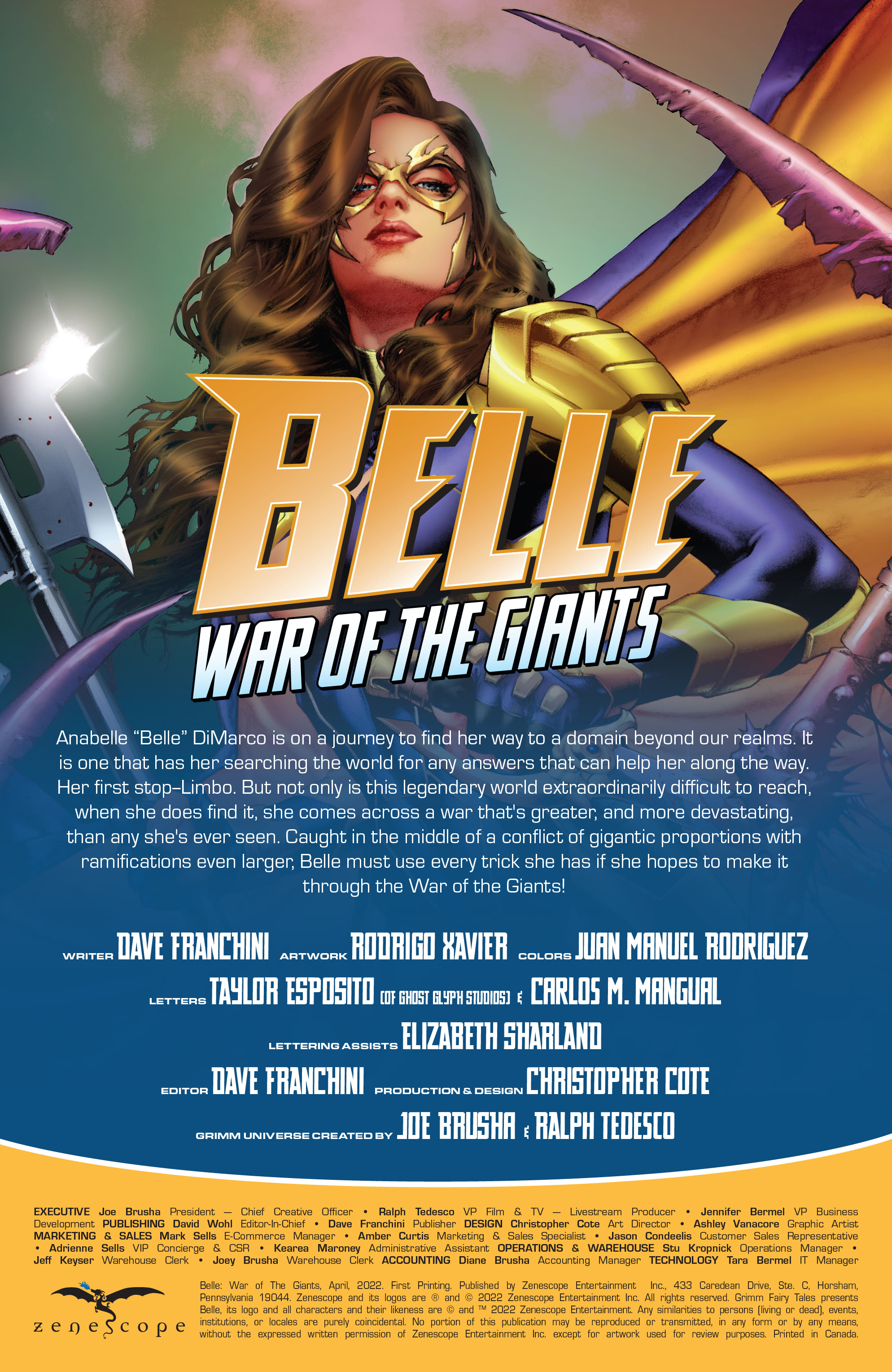 Belle: War of Giants (2022-): Chapter 1 - Page 2
