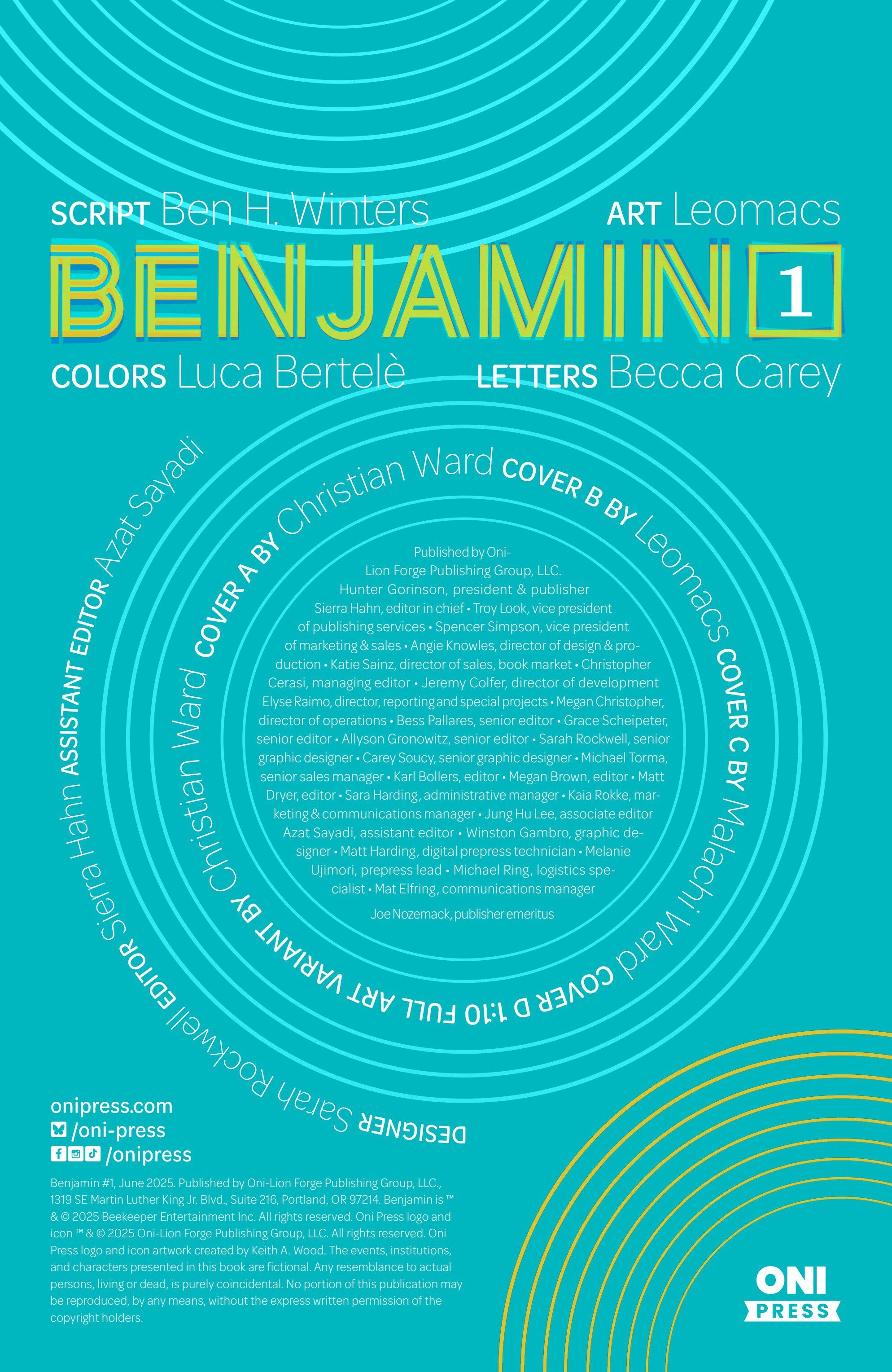 Benjamin (2025-): Chapter 1 - Page 2