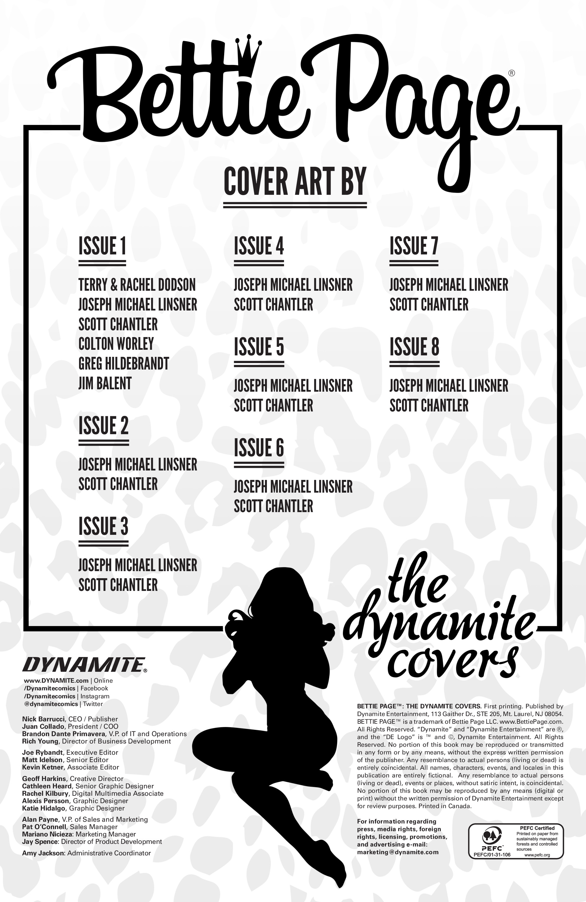 Bettie Page: The Dynamite Covers (2019): Chapter 1 - Page 2