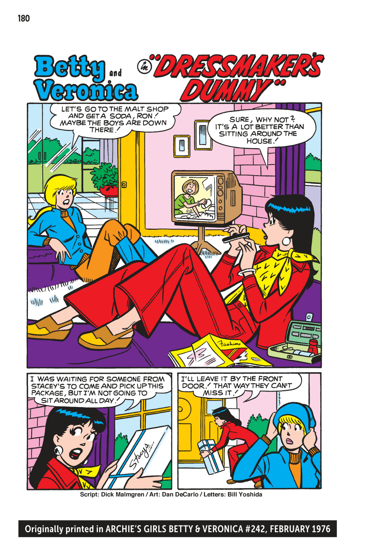 Betty and Veronica Decades: The 1970s (2024) issue 1 - Page 182