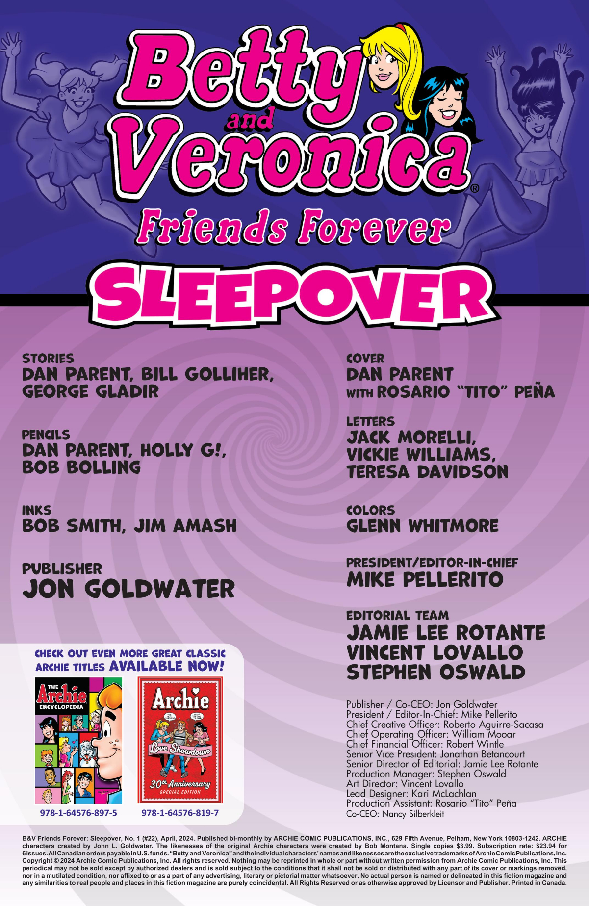 Betty and Veronica Friends Forever: Sleepover (2024): Chapter 1 - Page 2