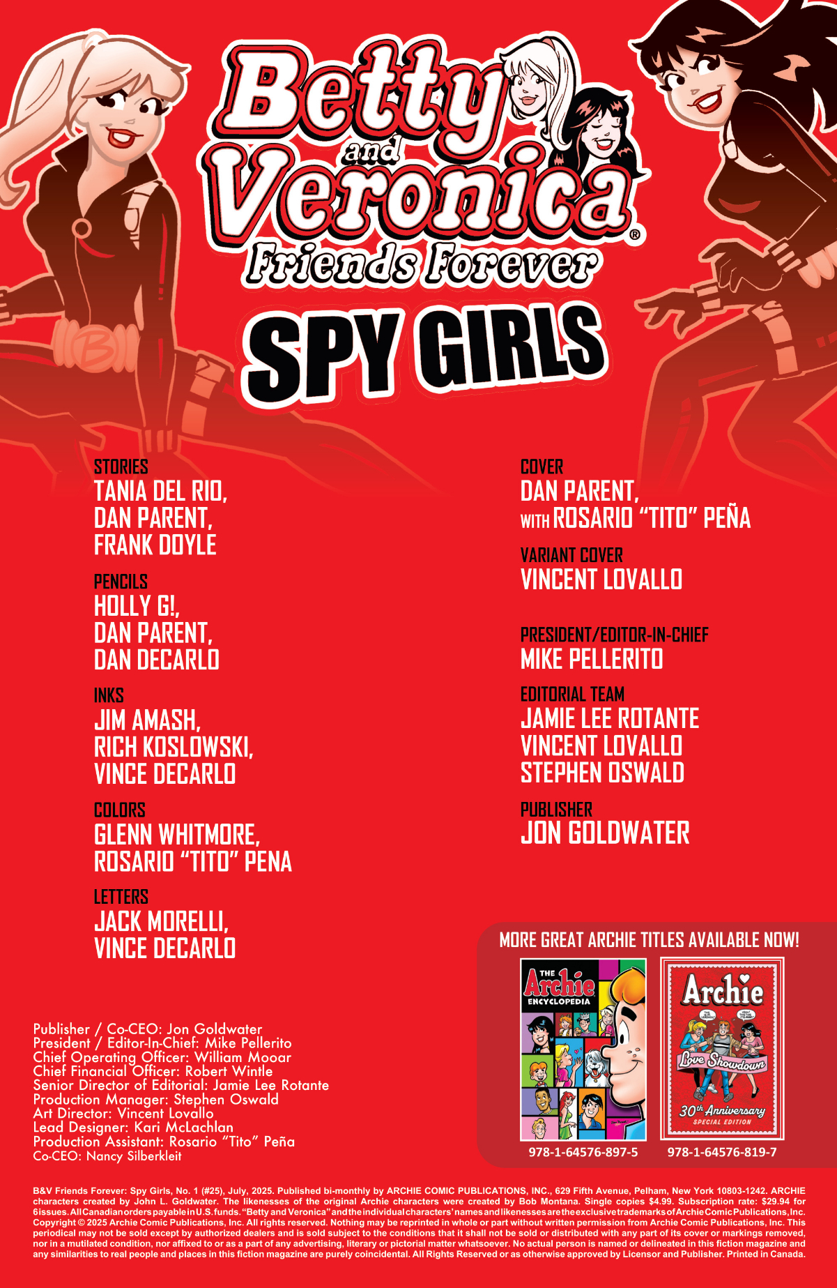 Betty and Veronica Friends Forever: Spy Girls (2025): Chapter 1 - Page 2