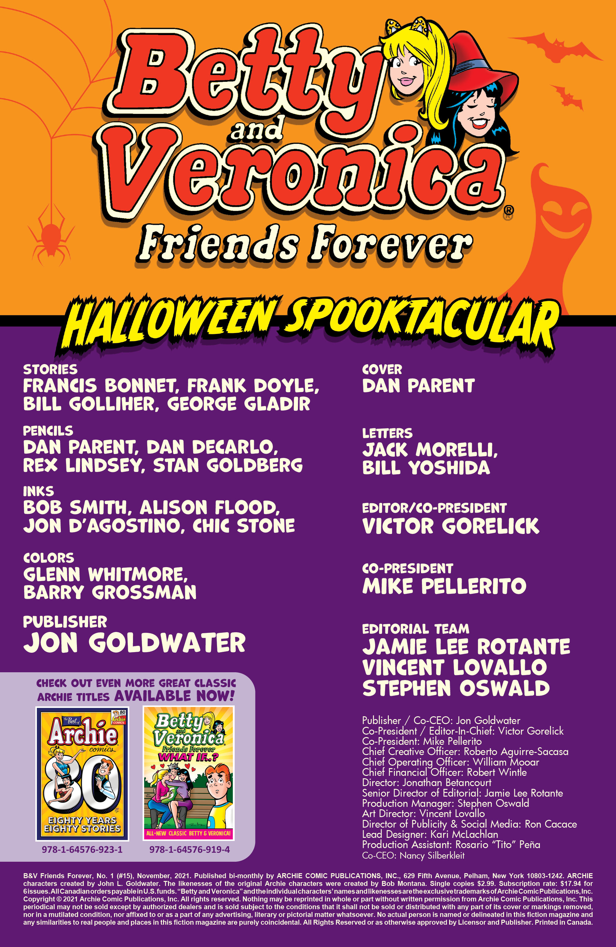 Betty & Veronica Friends Forever: Halloween Spooktacular (2021): Chapter 1 - Page 2