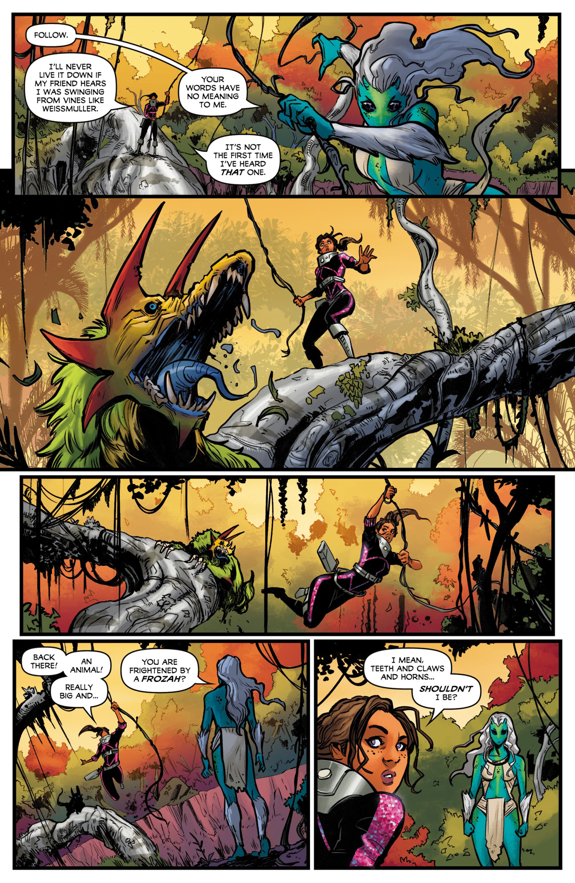 Beyond the Farthest Star: Warriors of Zandar (2021-) issue 1 - Page 14