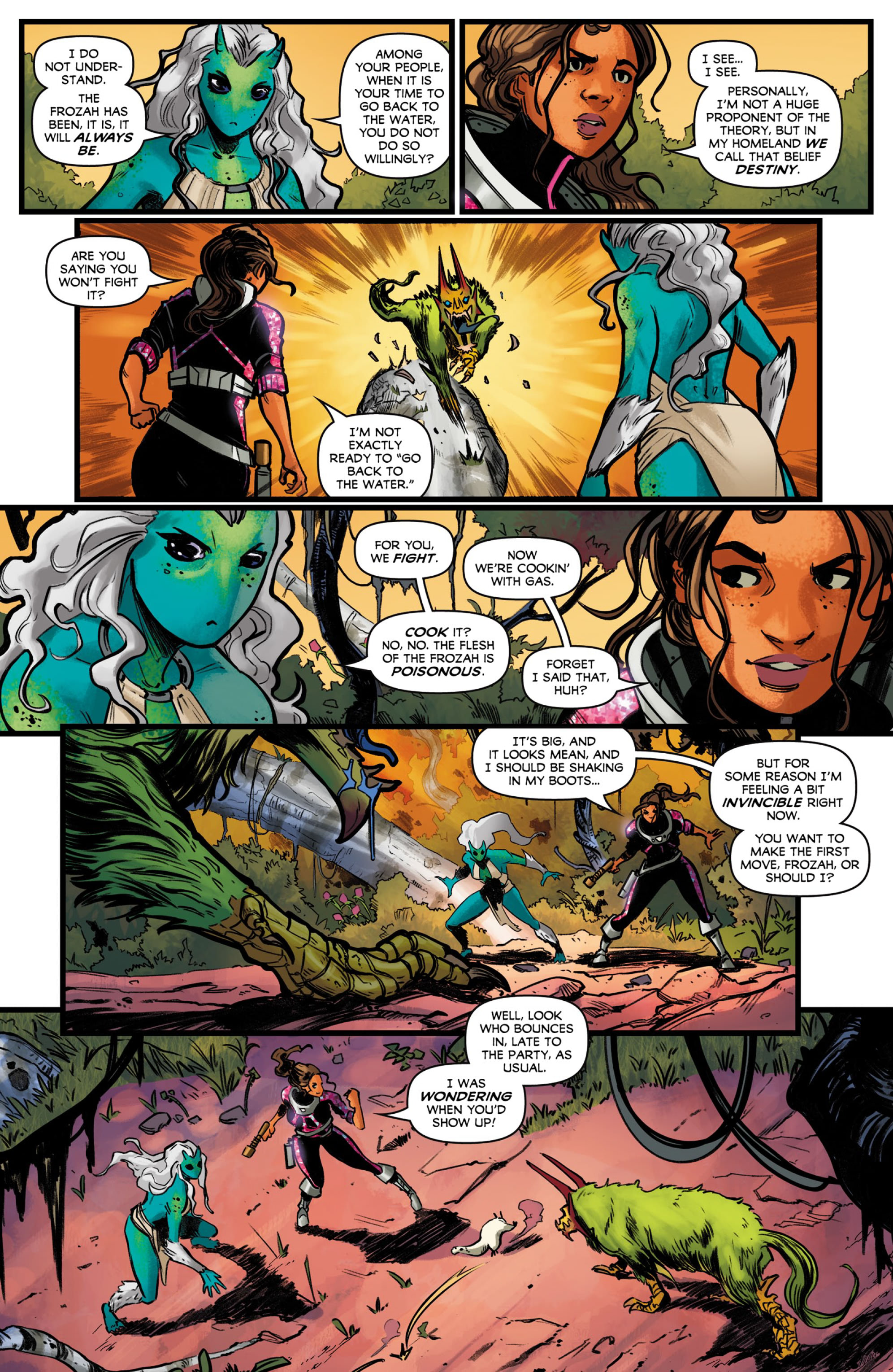 Beyond the Farthest Star: Warriors of Zandar (2021-) issue 1 - Page 15