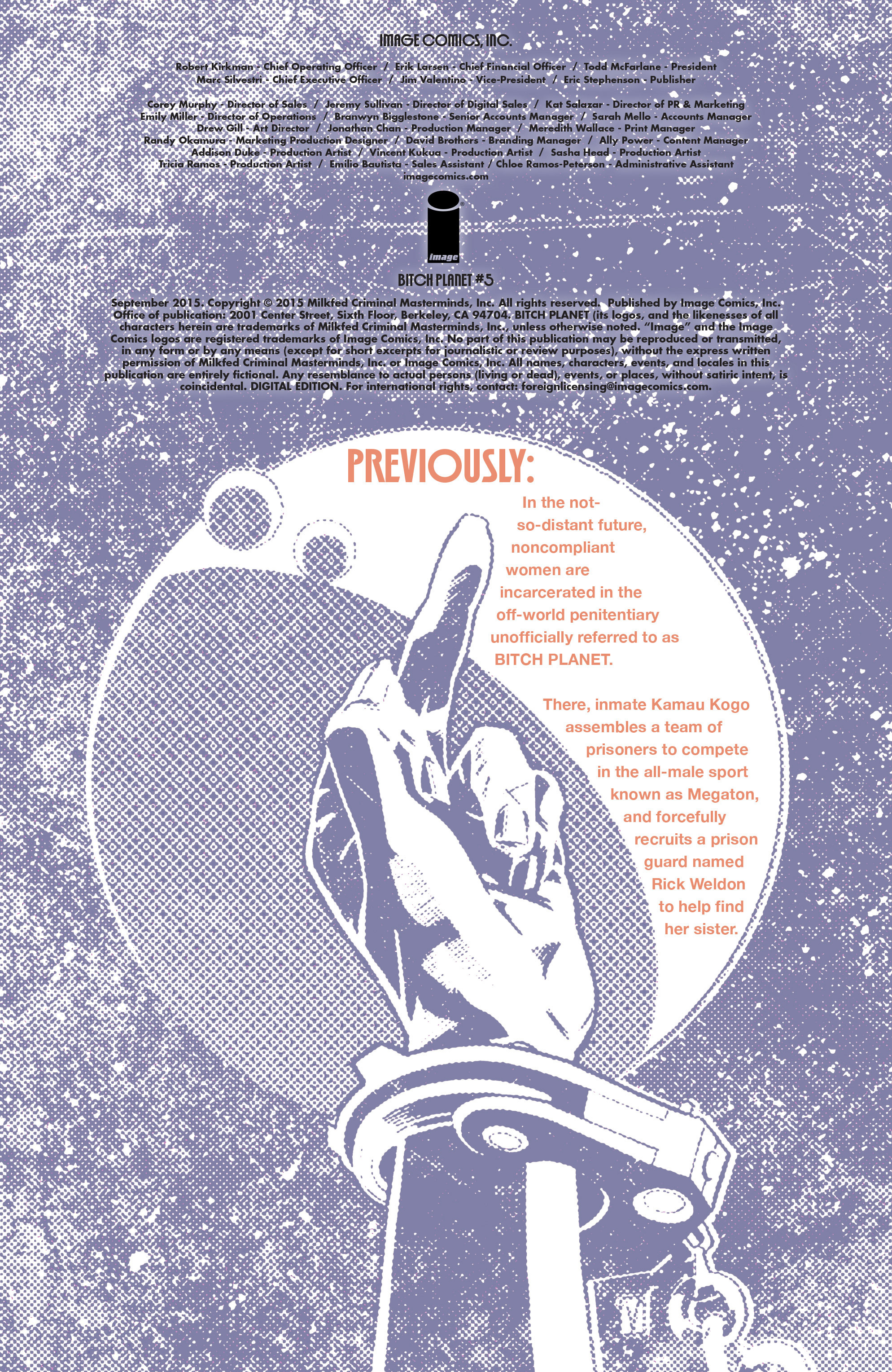 Bitch Planet (2014-) issue 5 - Page 2