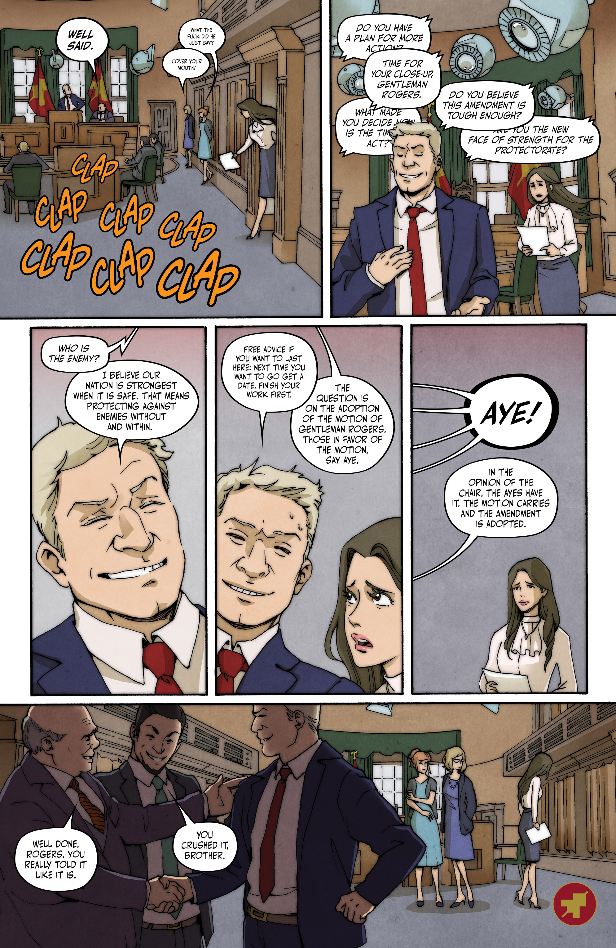 <{ $series->title }} issue 1 - Page 18