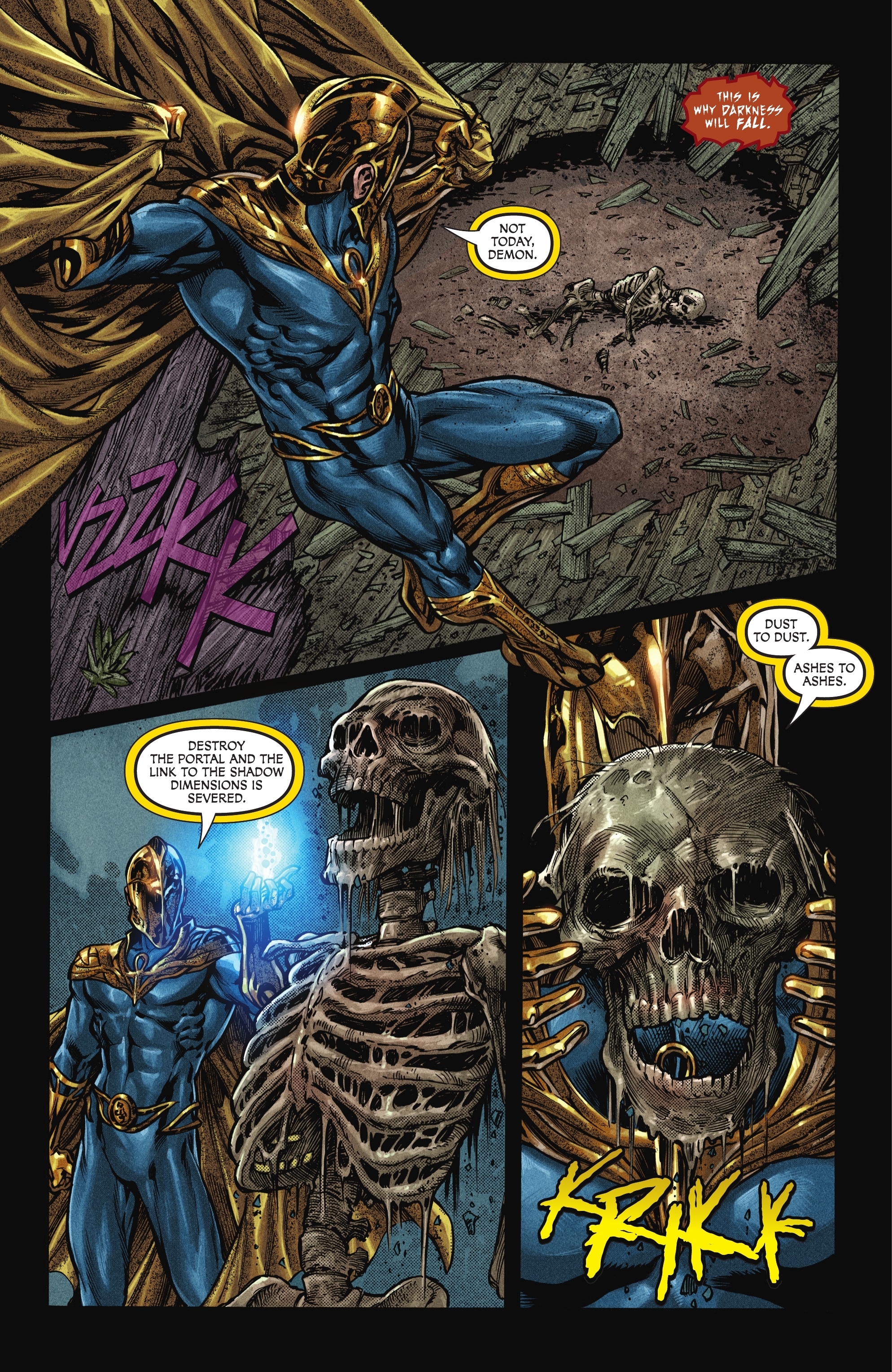 Black Adam: The Justice Society Files - Doctor Fate (2022) issue 1 - Page 17