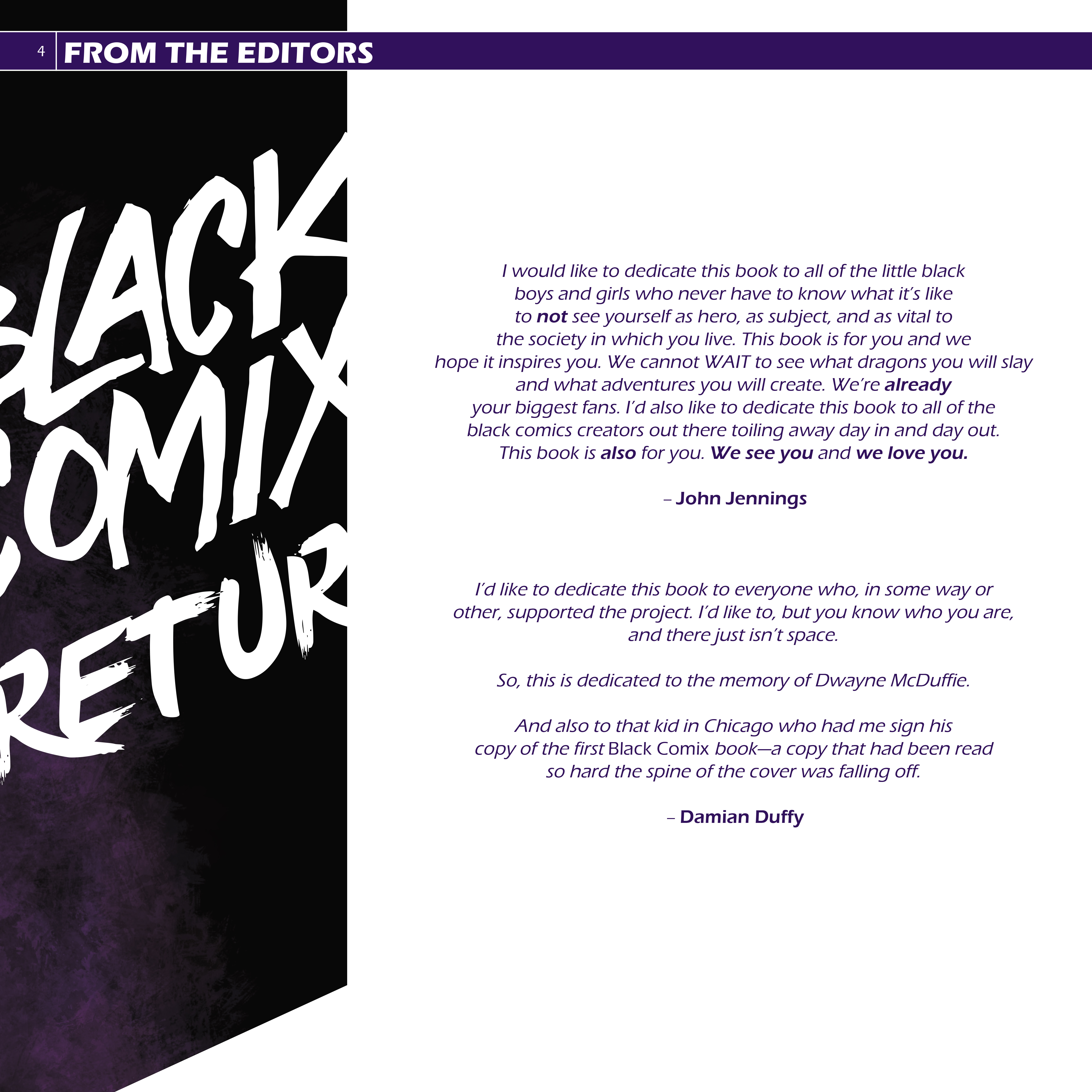 Black Comix Returns (2018): Chapter 1 - Page 5