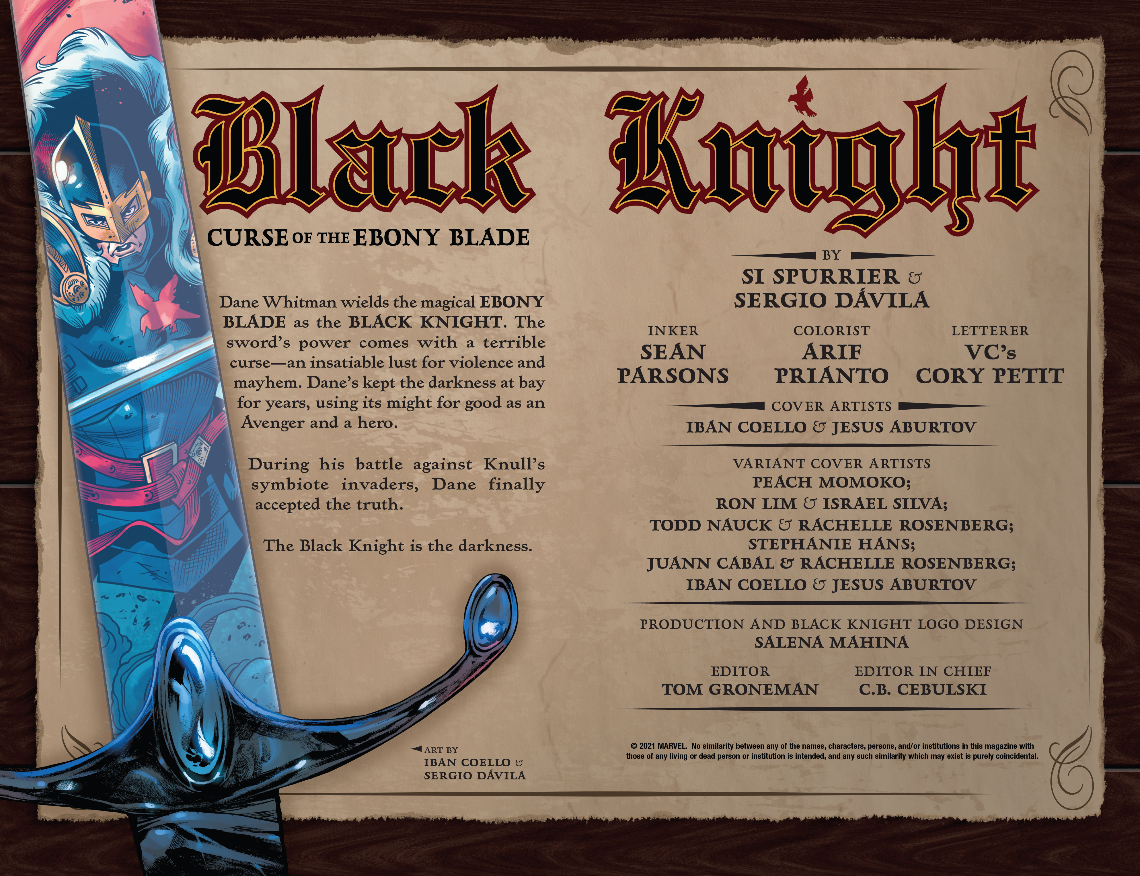 Black Knight: Curse Of The Ebony Blade (2021-) issue 1.1 - Page 12